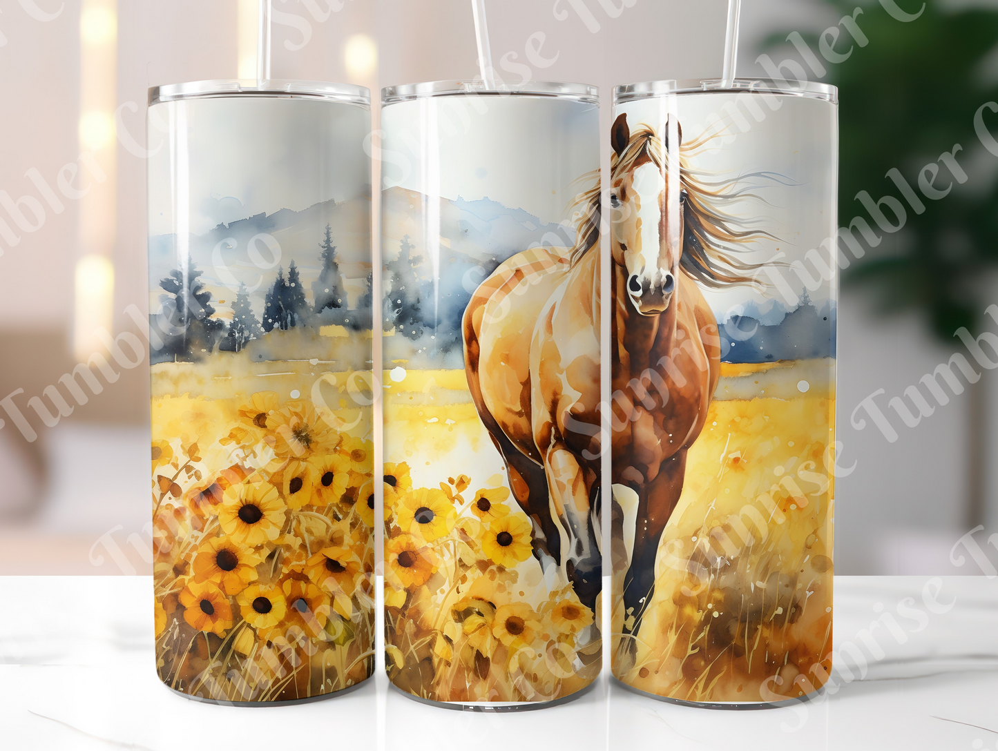 Horse Variety Part 4 - 20oz and 30oz Tumblers (Glow In The Dark Green And Blue Available)