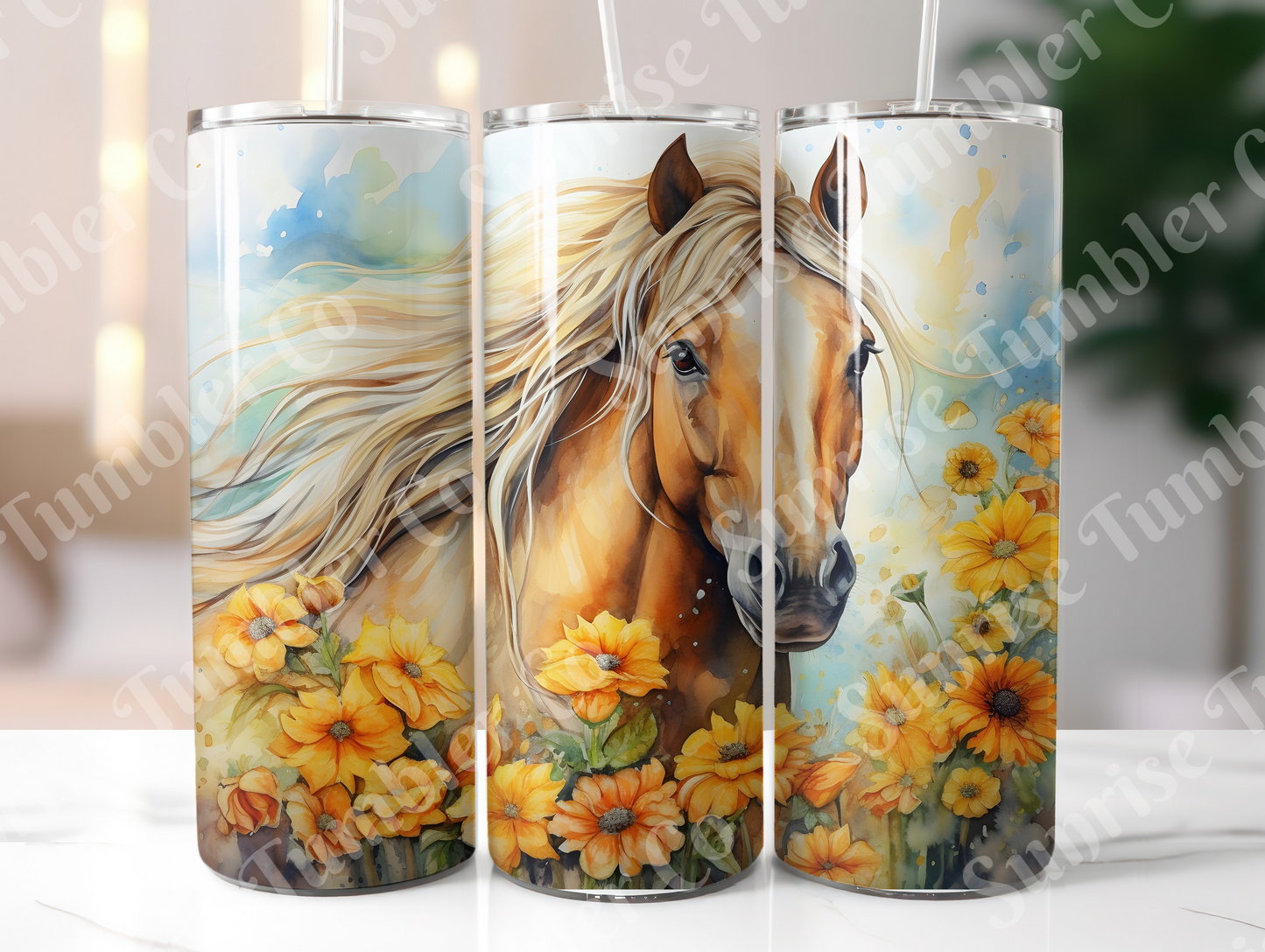 Horse Variety Part 4 - 20oz and 30oz Tumblers (Glow In The Dark Green And Blue Available)