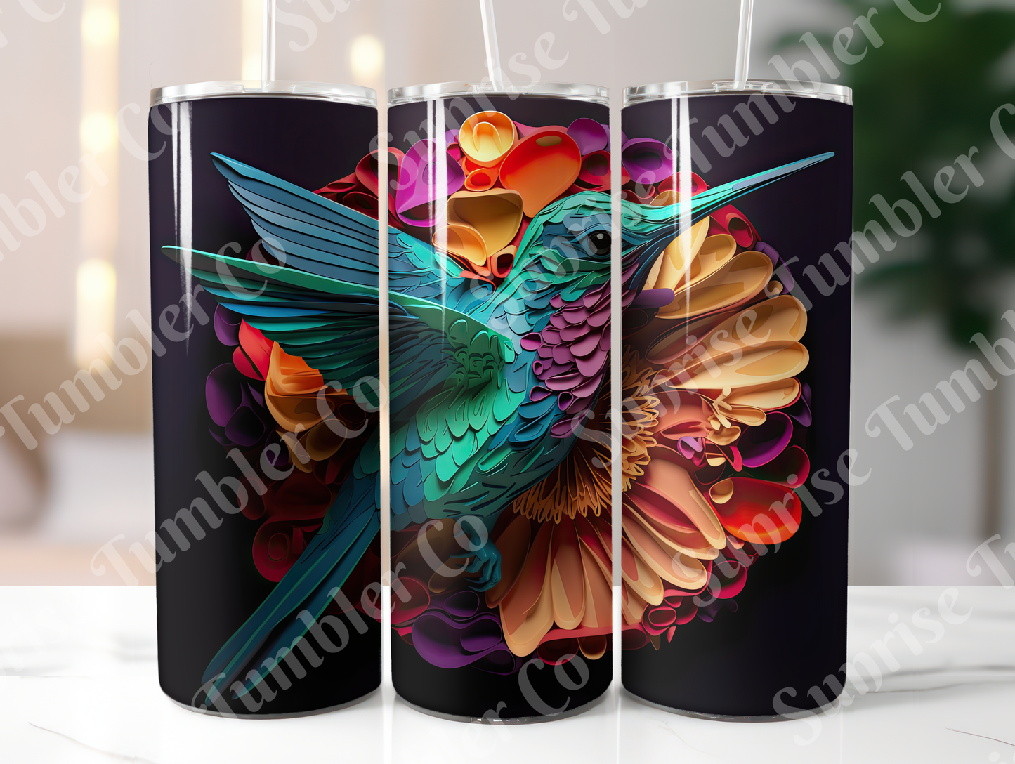 Hummingbird Variety Part 1 - 20oz and 30oz Tumblers (Glow In The Dark Green And Blue Available)