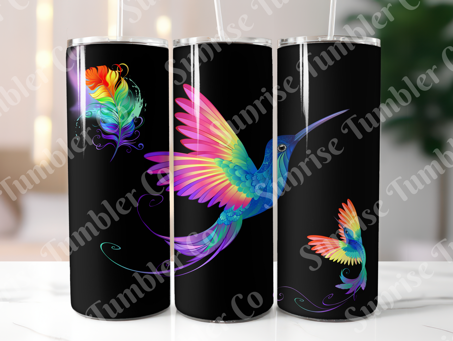 Hummingbird Variety Part 1 - 20oz and 30oz Tumblers (Glow In The Dark Green And Blue Available)