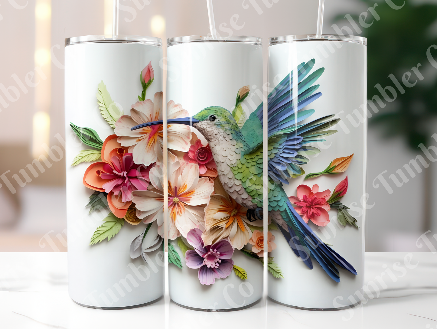 Hummingbird Variety Part 1 - 20oz and 30oz Tumblers (Glow In The Dark Green And Blue Available)