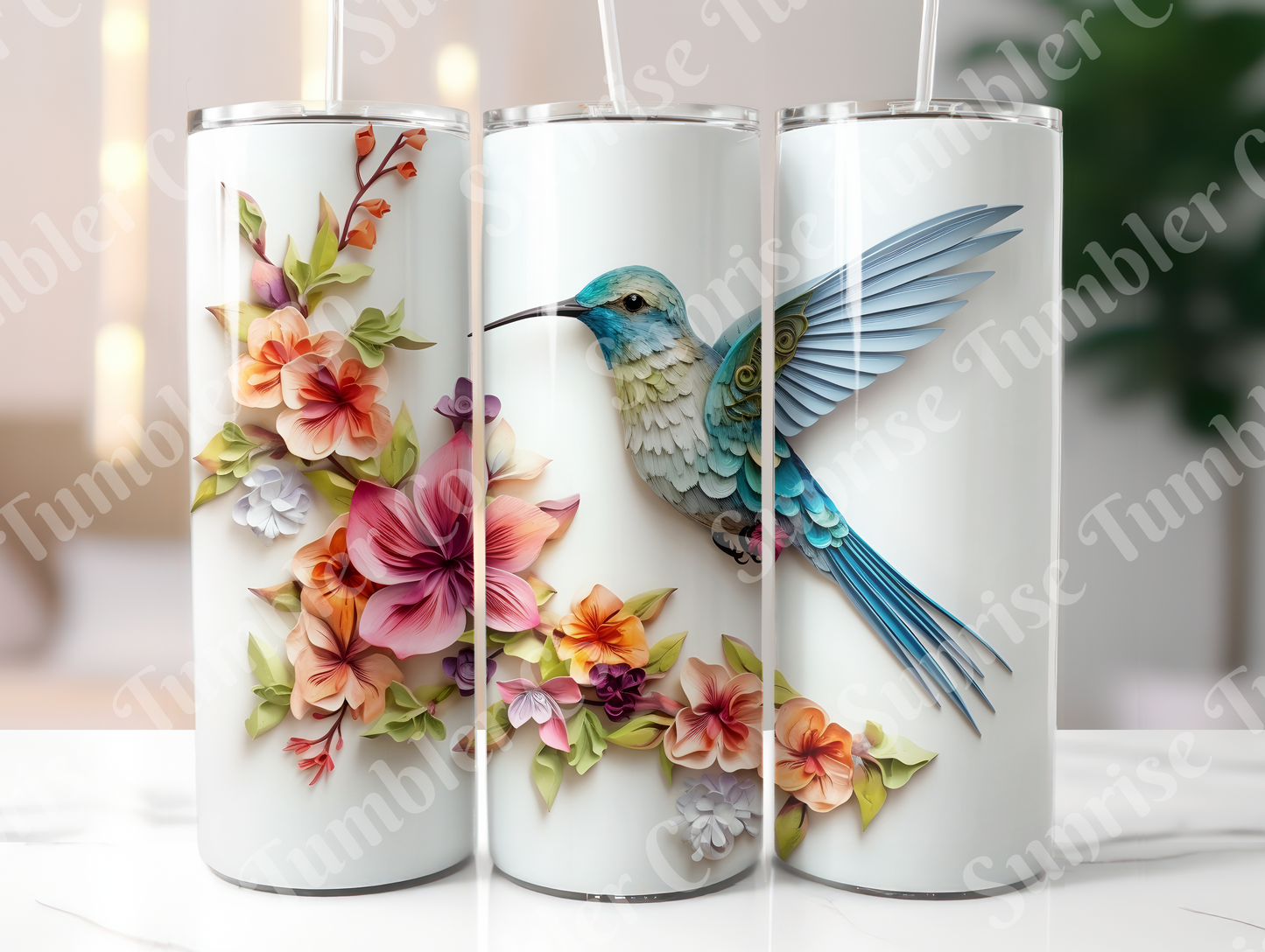 Hummingbird Variety Part 1 - 20oz and 30oz Tumblers (Glow In The Dark Green And Blue Available)