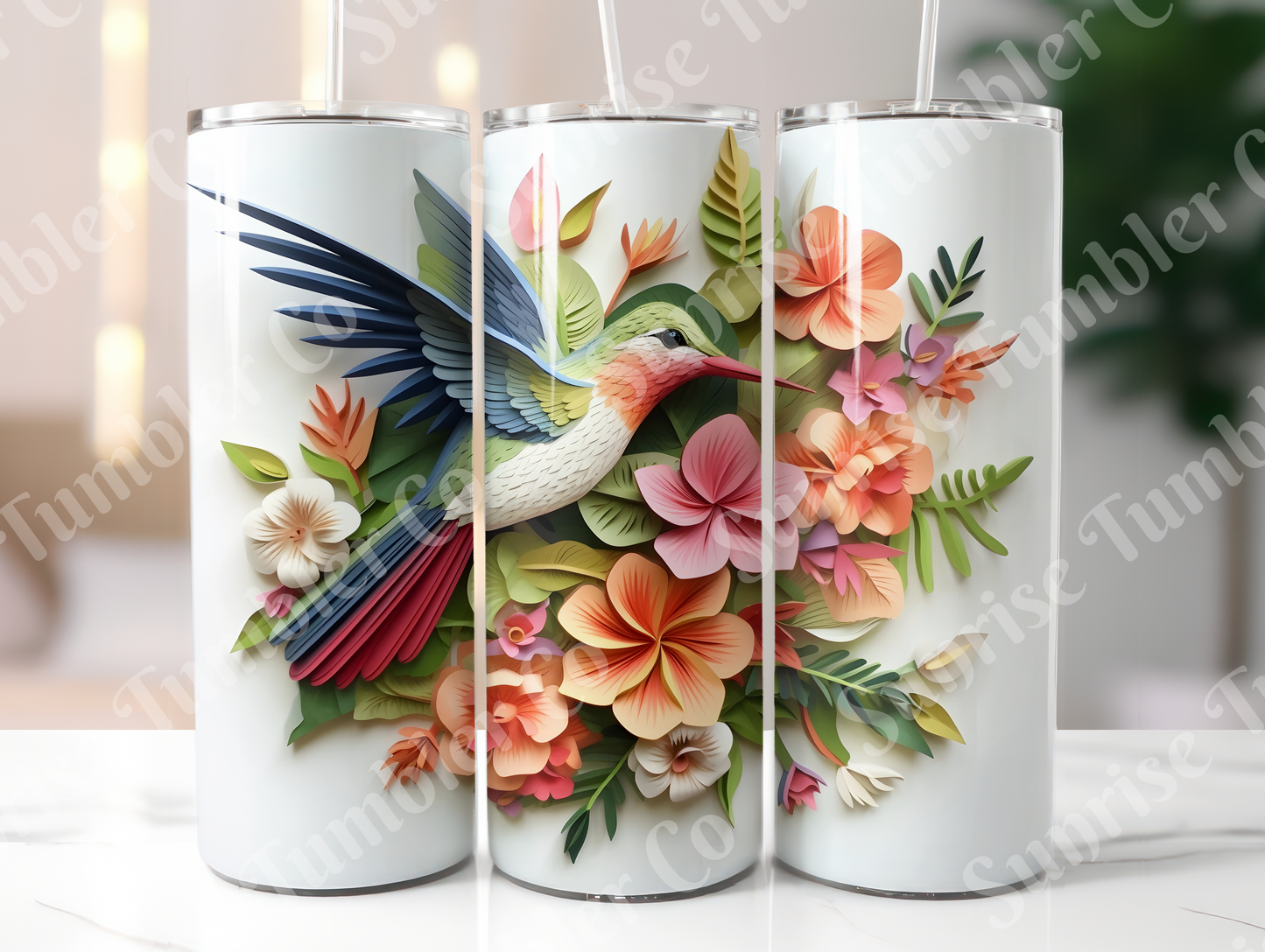 Hummingbird Variety Part 1 - 20oz and 30oz Tumblers (Glow In The Dark Green And Blue Available)