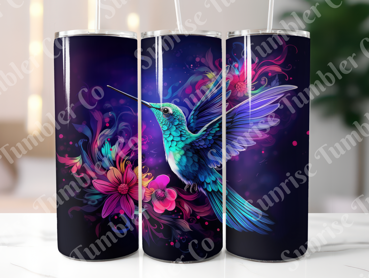 Hummingbird Variety Part 1 - 20oz and 30oz Tumblers (Glow In The Dark Green And Blue Available)