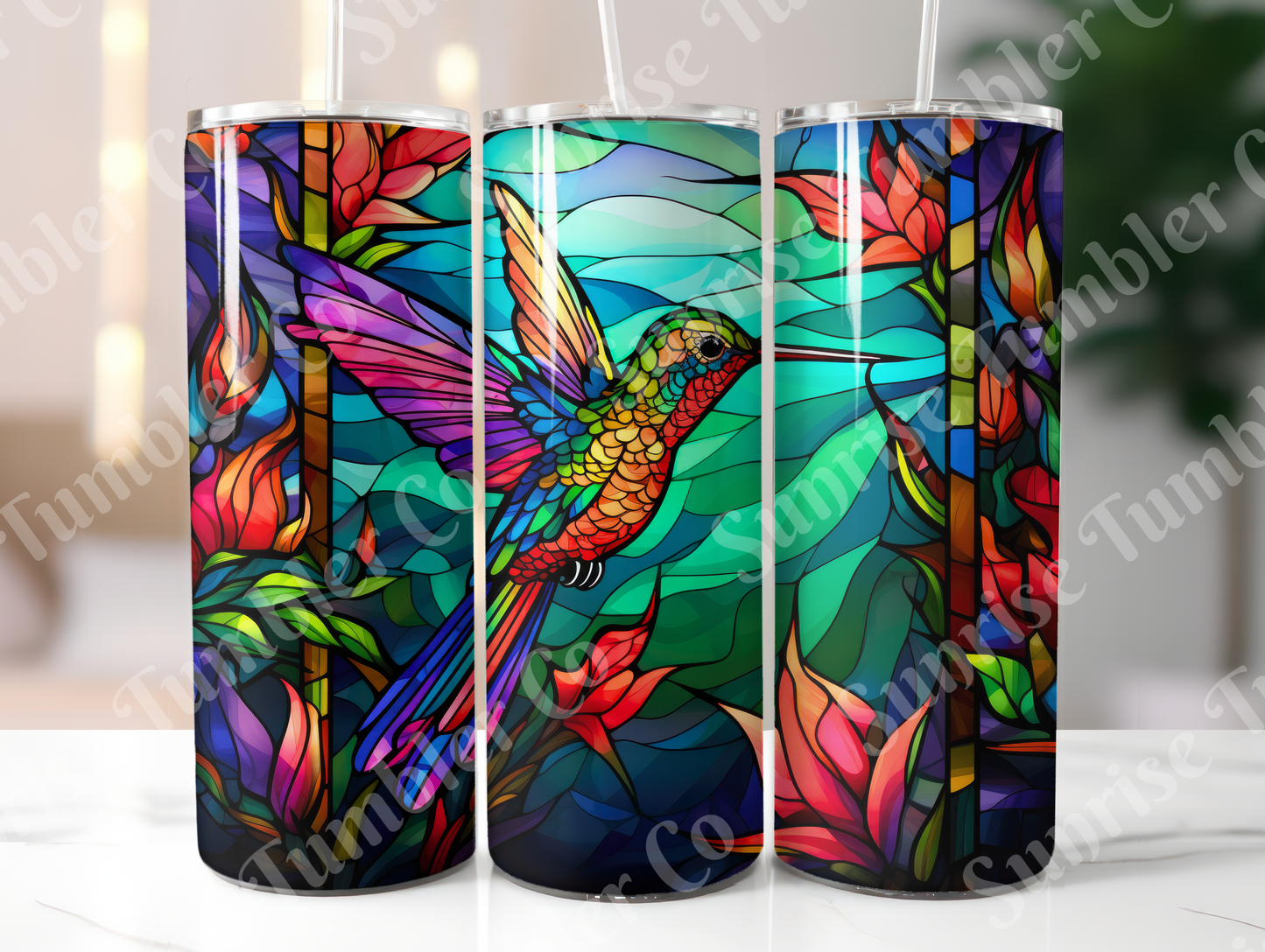 Hummingbird Variety Part 1 - 20oz and 30oz Tumblers (Glow In The Dark Green And Blue Available)