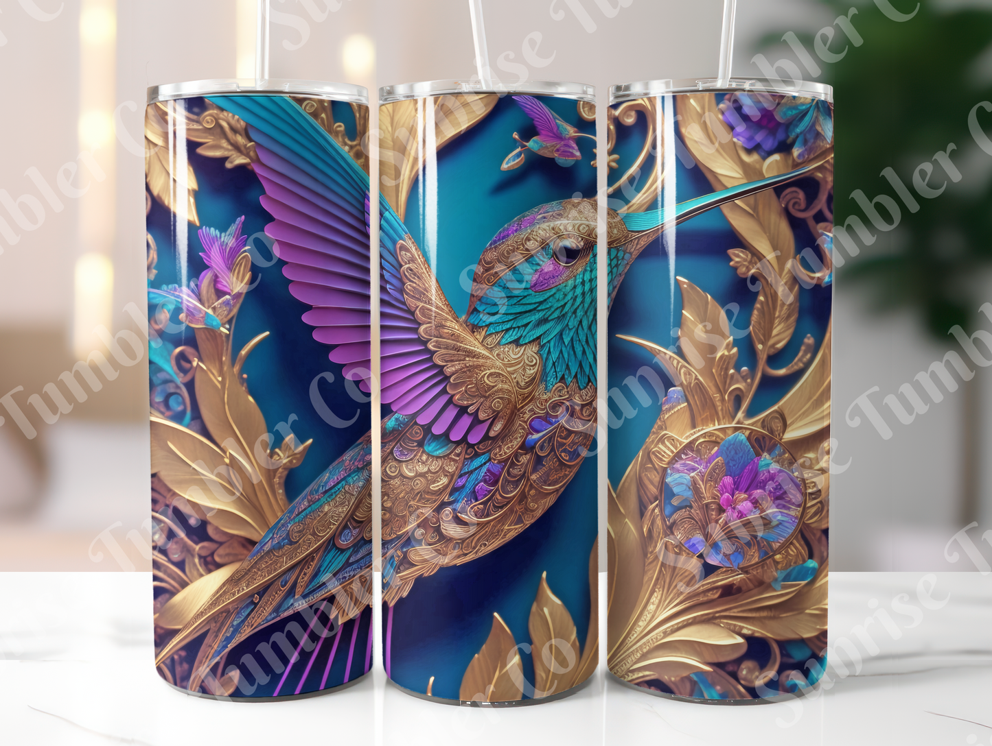 Hummingbird Variety Part 1 - 20oz and 30oz Tumblers (Glow In The Dark Green And Blue Available)