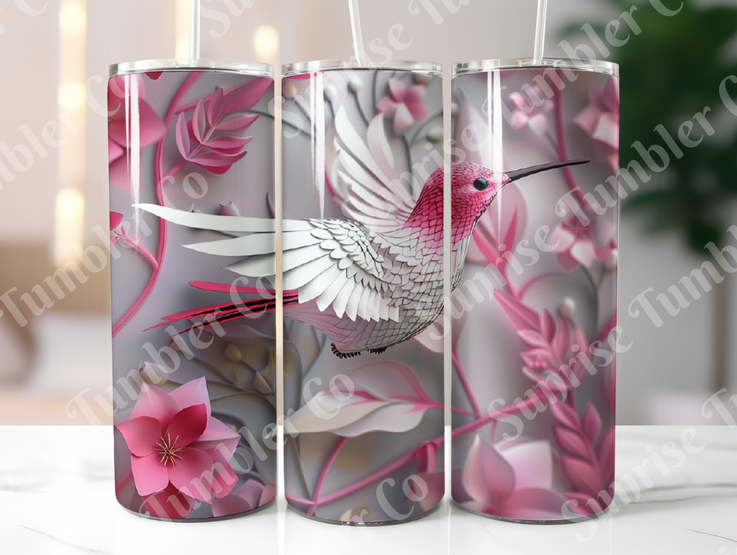 Hummingbird Variety Part 2 - 20oz and 30oz Tumblers (Glow In The Dark Green And Blue Available)