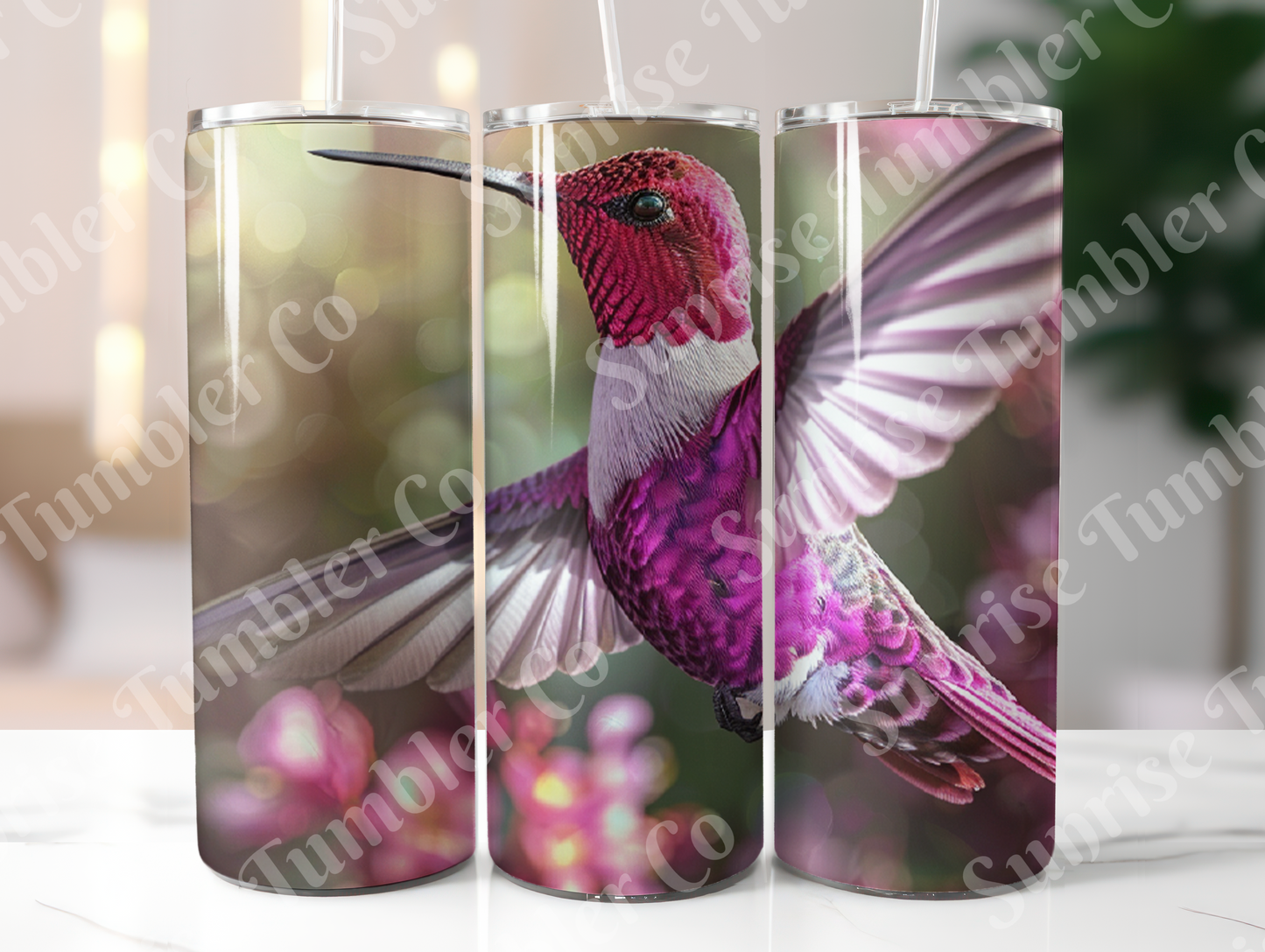 Hummingbird Variety Part 2 - 20oz and 30oz Tumblers (Glow In The Dark Green And Blue Available)