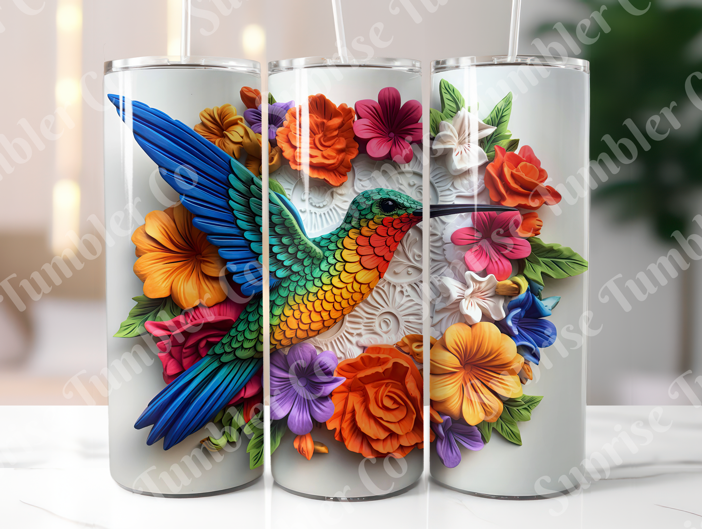 Hummingbird Variety Part 1 - 20oz and 30oz Tumblers (Glow In The Dark Green And Blue Available)