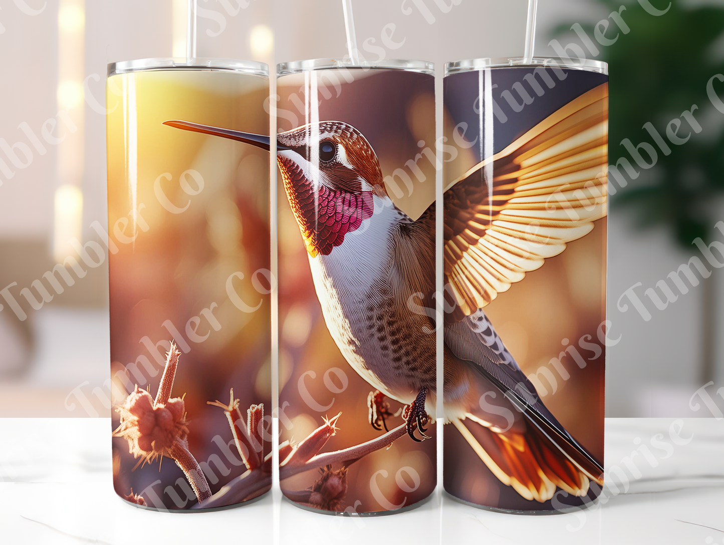 Hummingbird Variety Part 2 - 20oz and 30oz Tumblers (Glow In The Dark Green And Blue Available)