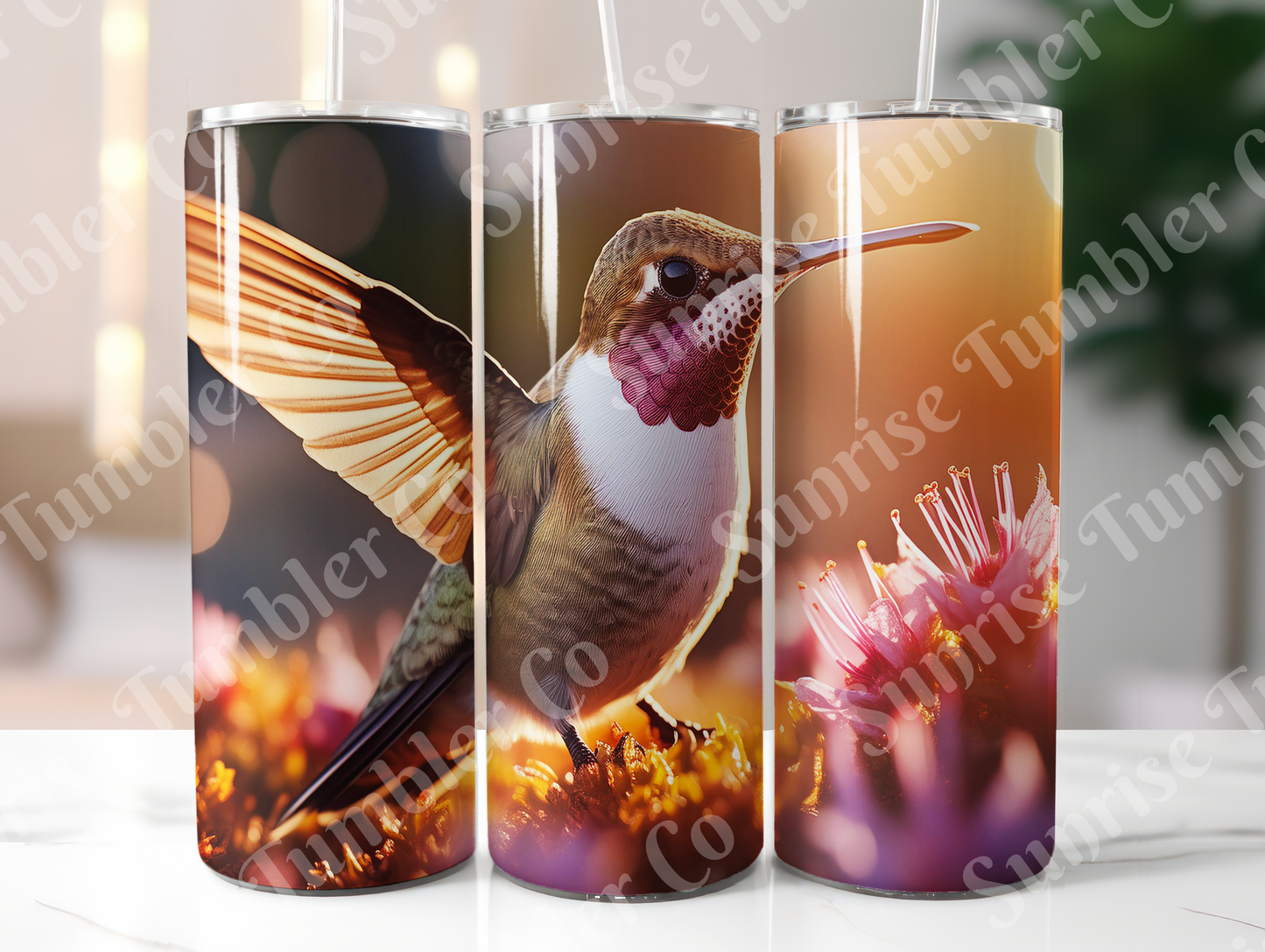 Hummingbird Variety Part 2 - 20oz and 30oz Tumblers (Glow In The Dark Green And Blue Available)