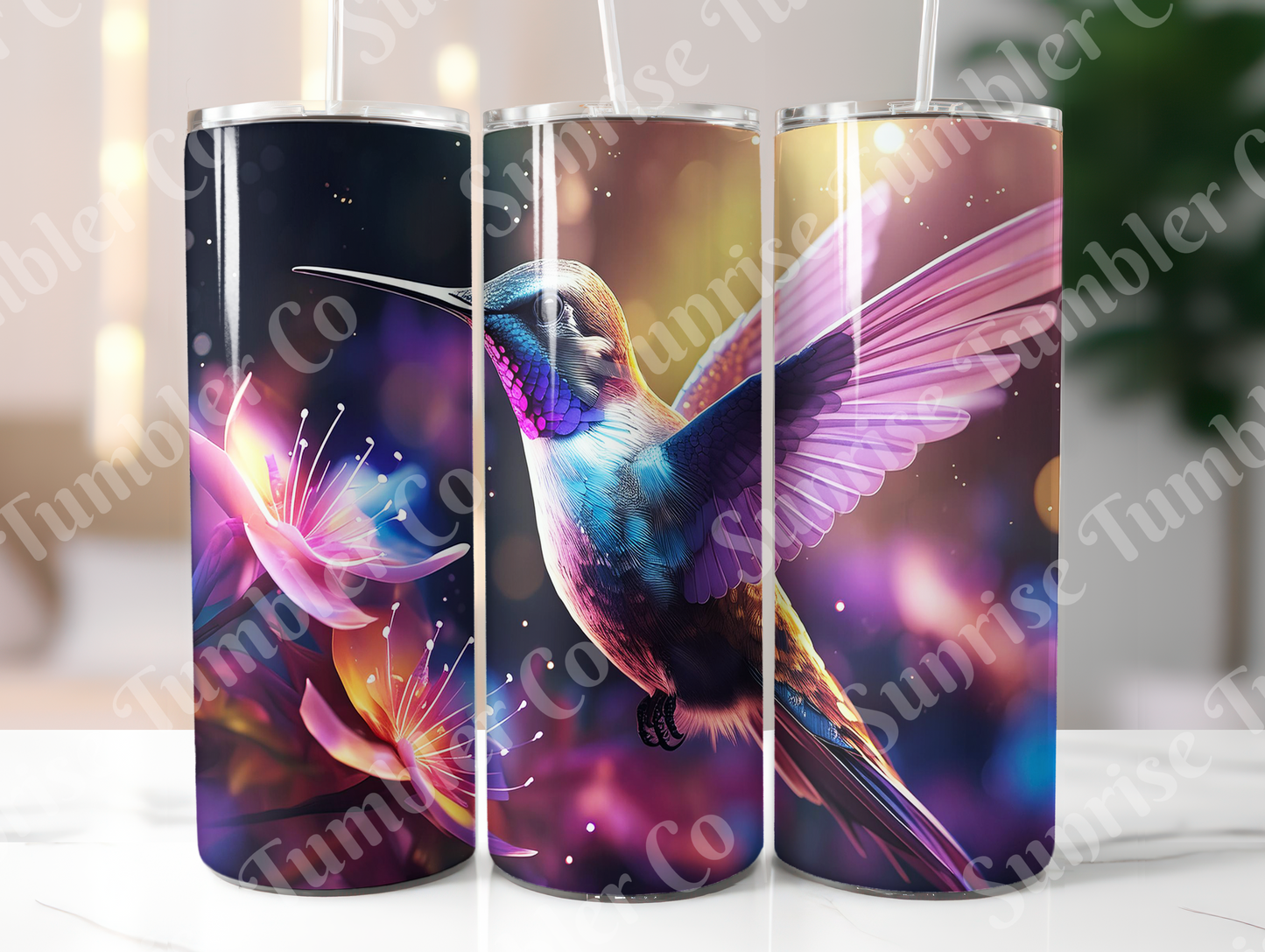 Hummingbird Variety Part 2 - 20oz and 30oz Tumblers (Glow In The Dark Green And Blue Available)