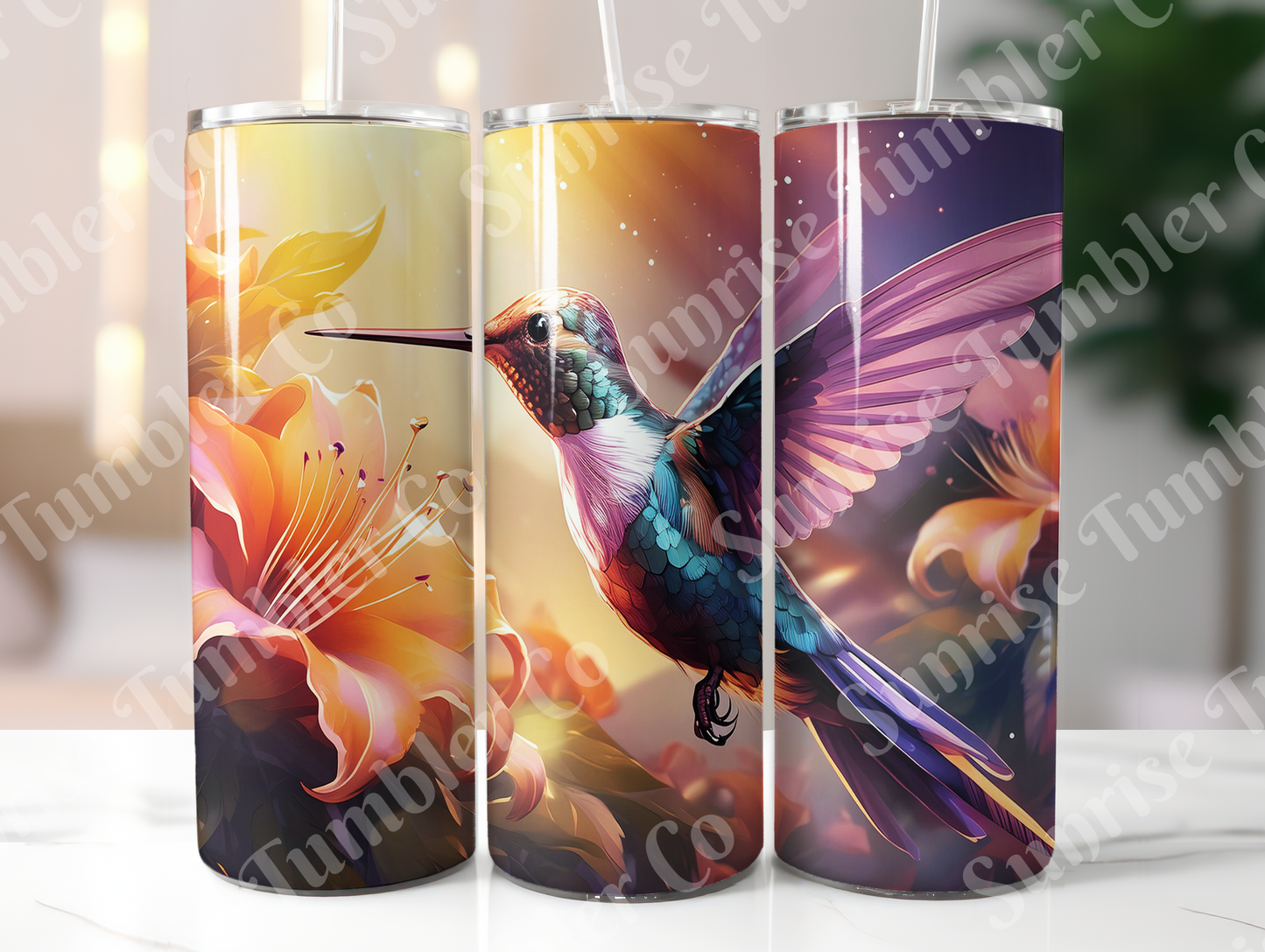 Hummingbird Variety Part 2 - 20oz and 30oz Tumblers (Glow In The Dark Green And Blue Available)