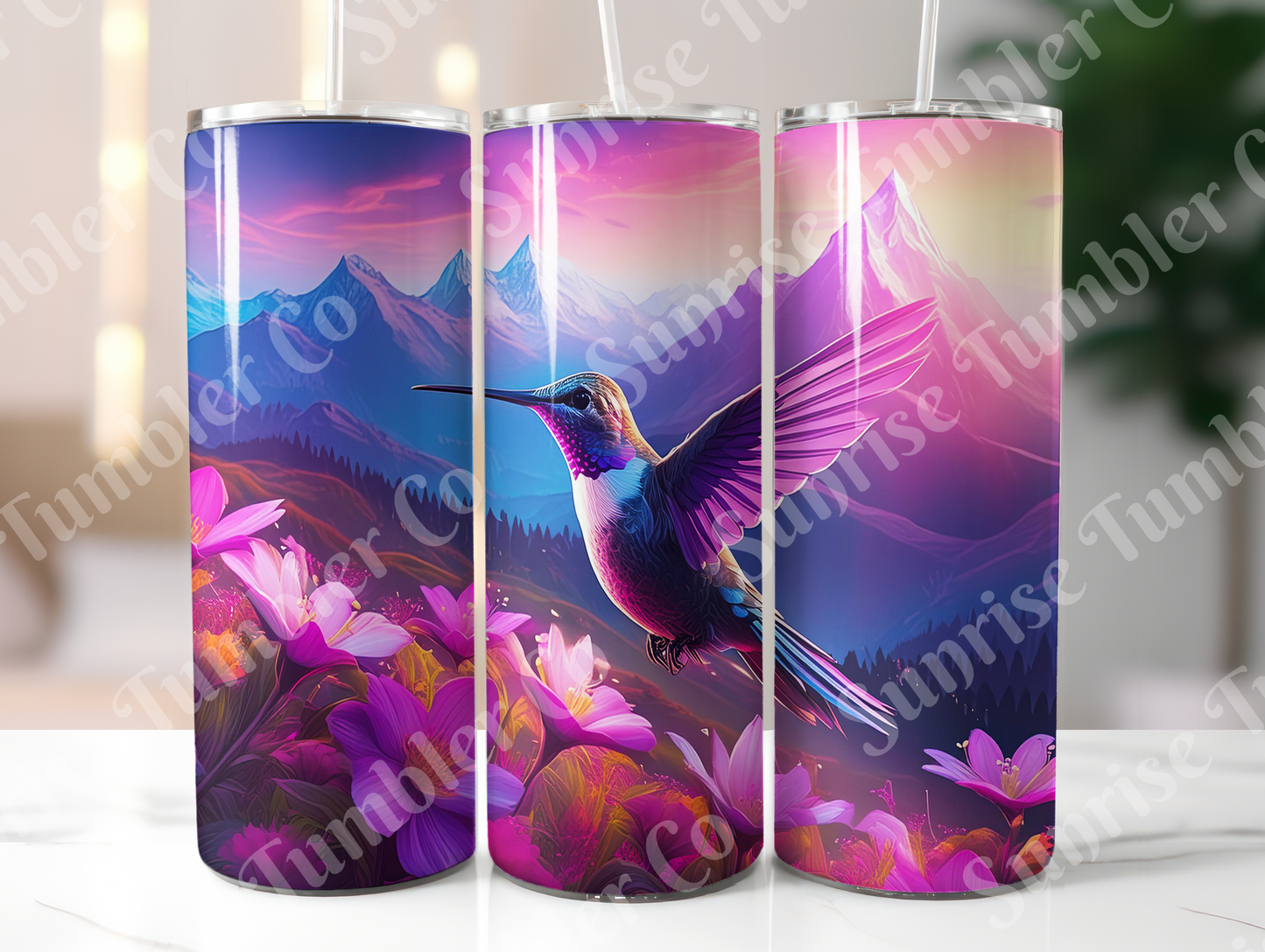 Hummingbird Variety Part 2 - 20oz and 30oz Tumblers (Glow In The Dark Green And Blue Available)