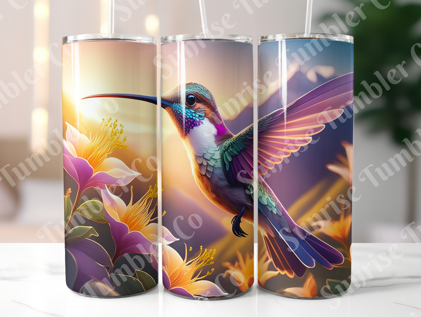 Hummingbird Variety Part 2 - 20oz and 30oz Tumblers (Glow In The Dark Green And Blue Available)