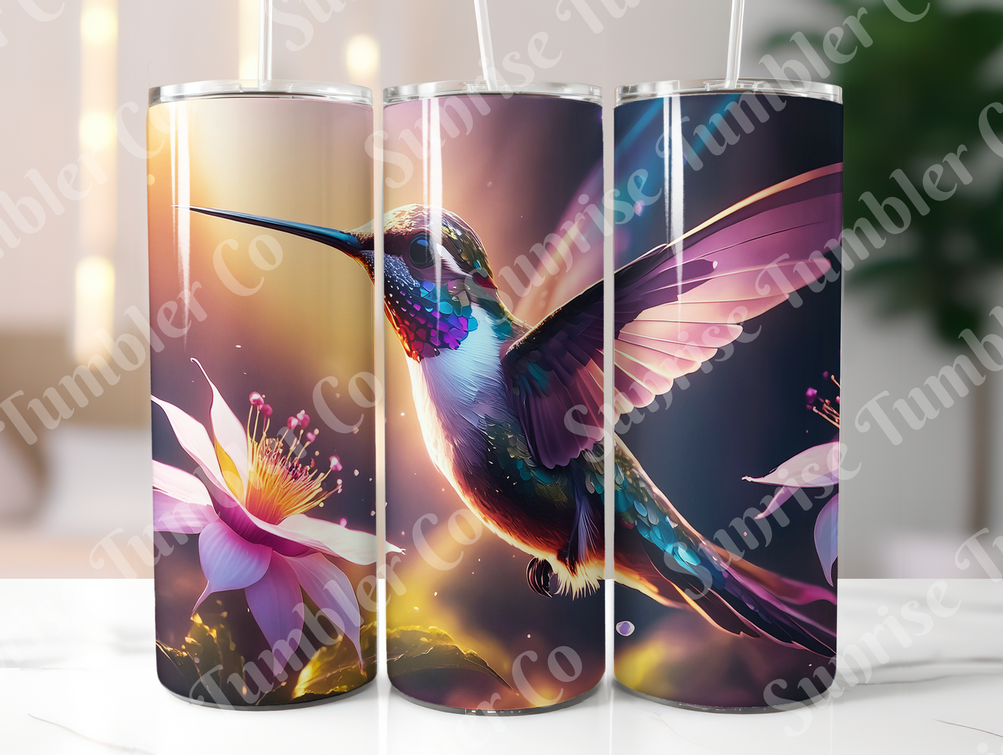 Hummingbird Variety Part 2 - 20oz and 30oz Tumblers (Glow In The Dark Green And Blue Available)
