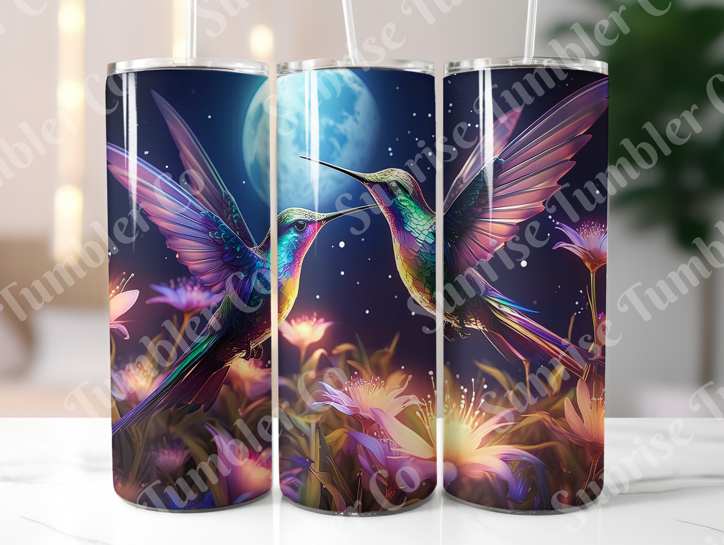 Hummingbird Variety Part 2 - 20oz and 30oz Tumblers (Glow In The Dark Green And Blue Available)