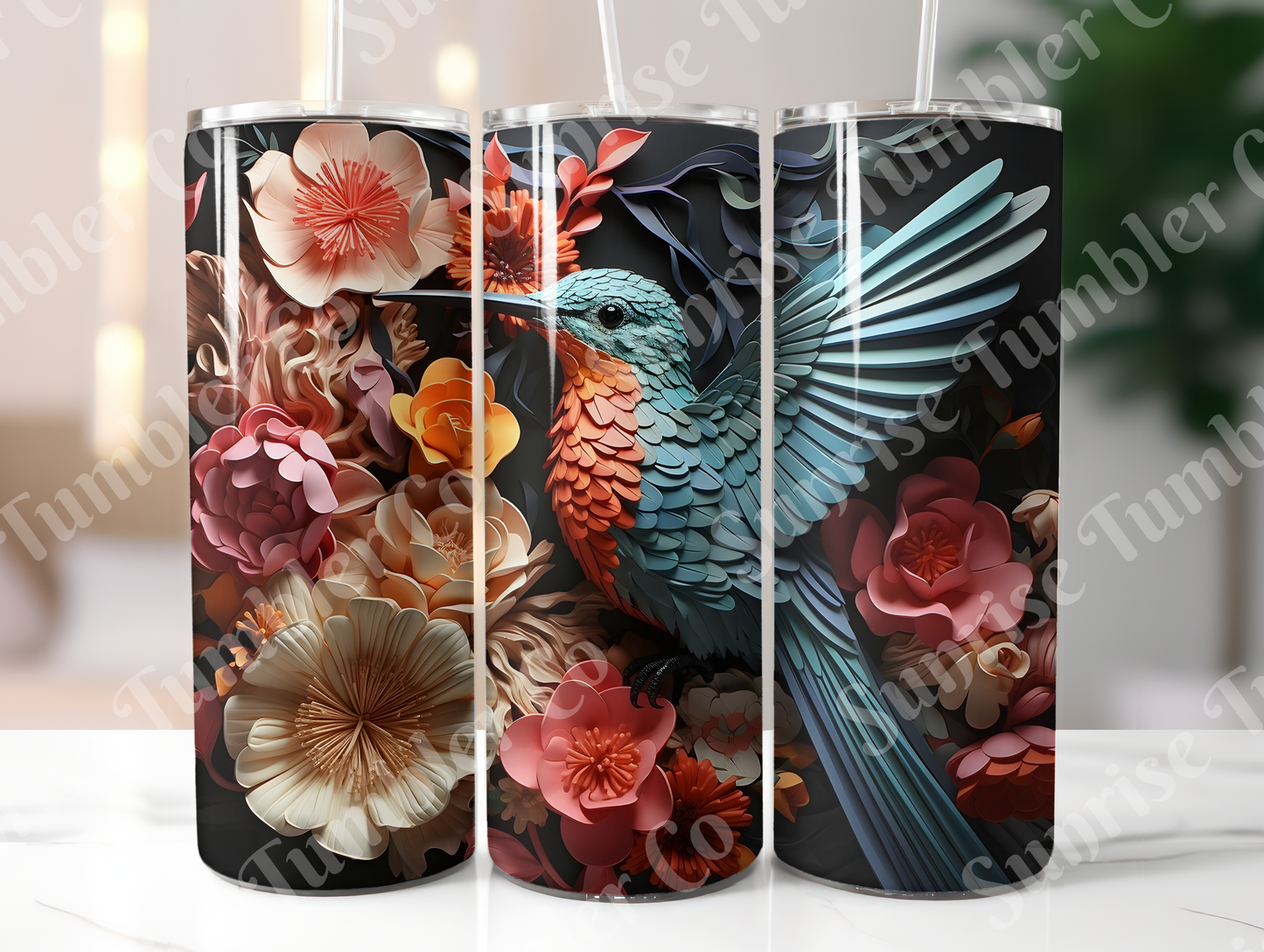 Hummingbird Variety Part 2 - 20oz and 30oz Tumblers (Glow In The Dark Green And Blue Available)