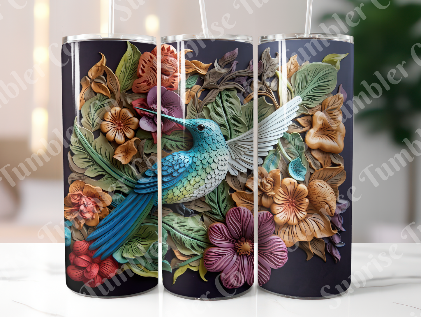 Hummingbird Variety Part 1 - 20oz and 30oz Tumblers (Glow In The Dark Green And Blue Available)