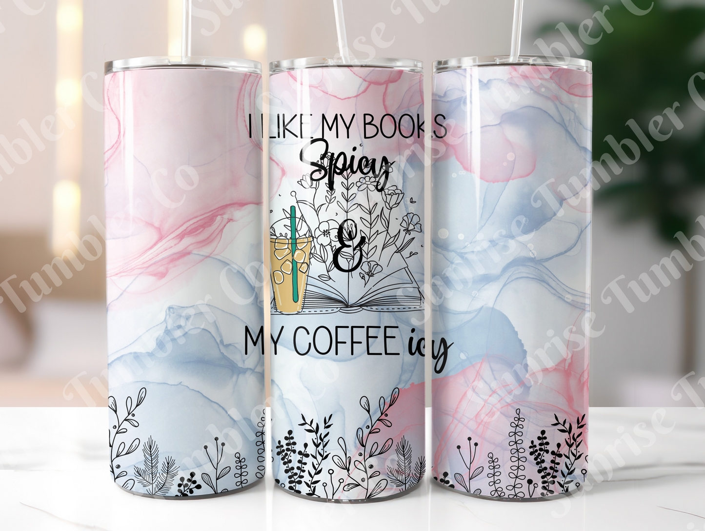 Book Variety - 20 oz and 30 oz Tumblers (Glow In The Dark Option Available)