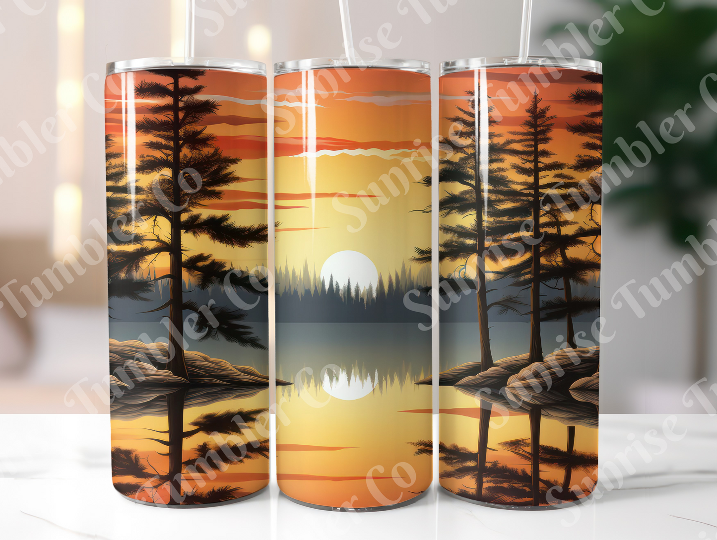 Sunsets Variety Part 1 - 20oz and 30oz Tumblers (Glow In The Dark Green And Blue Available)