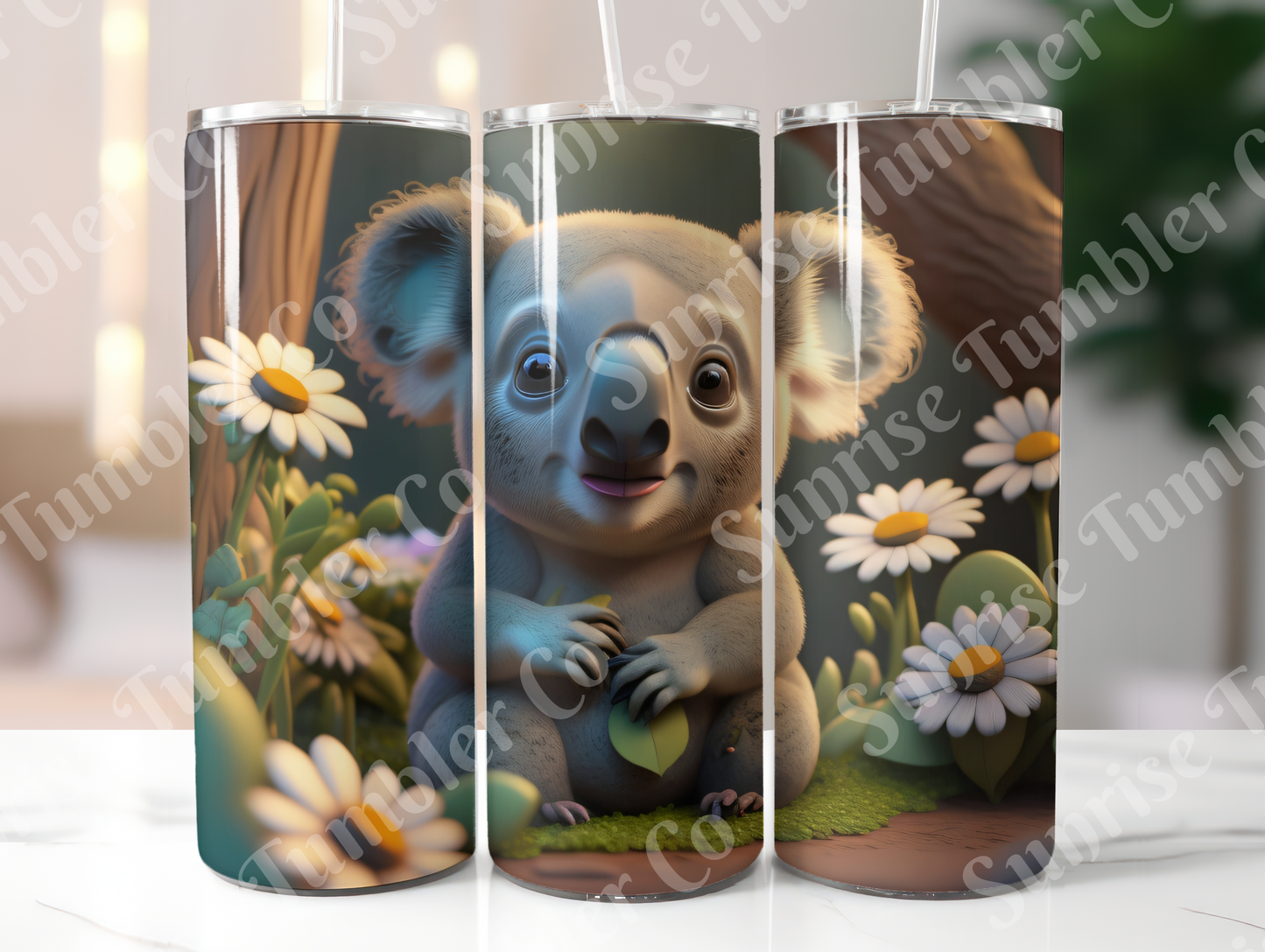 Koala Variety Part 1 - 20oz and 30oz Tumblers (Glow In The Dark Green And Blue Available)