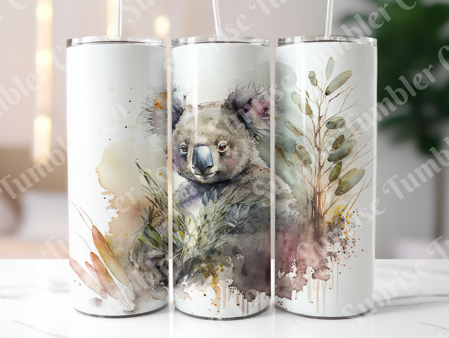 Koala Variety Part 2 - 20oz and 30oz Tumblers (Glow In The Dark Green And Blue Available)