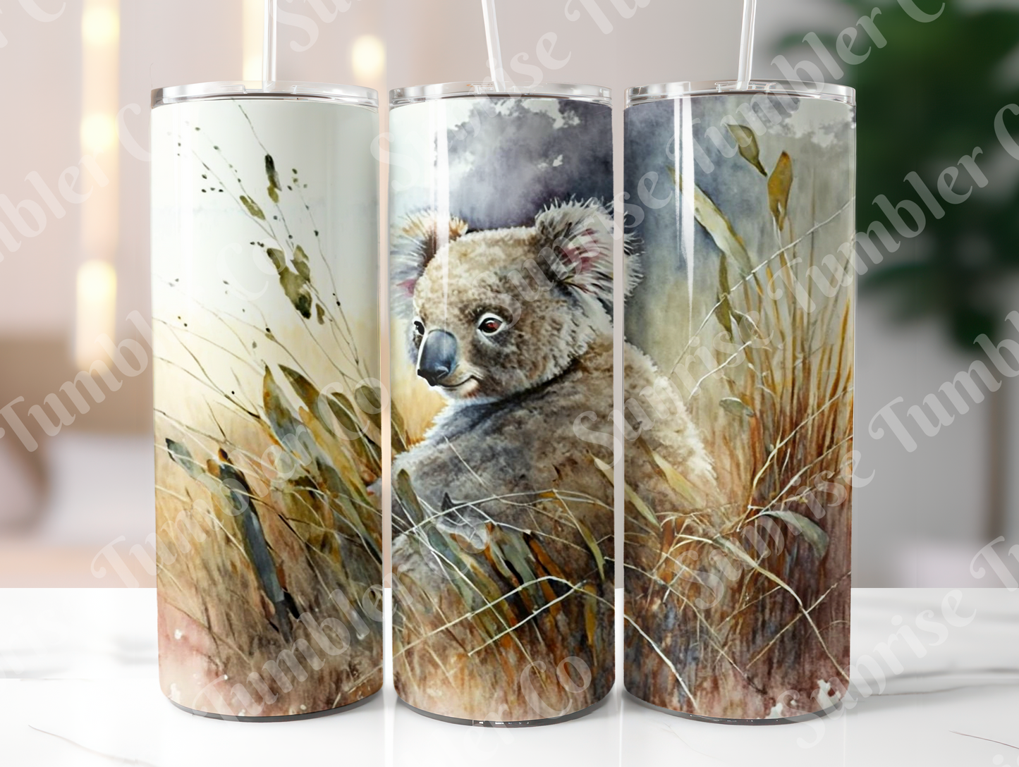 Koala Variety Part 2 - 20oz and 30oz Tumblers (Glow In The Dark Green And Blue Available)