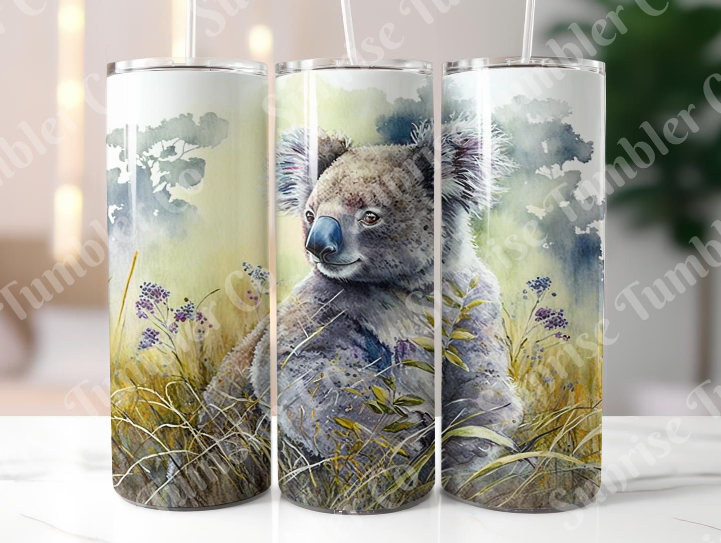 Koala Variety Part 2 - 20oz and 30oz Tumblers (Glow In The Dark Green And Blue Available)
