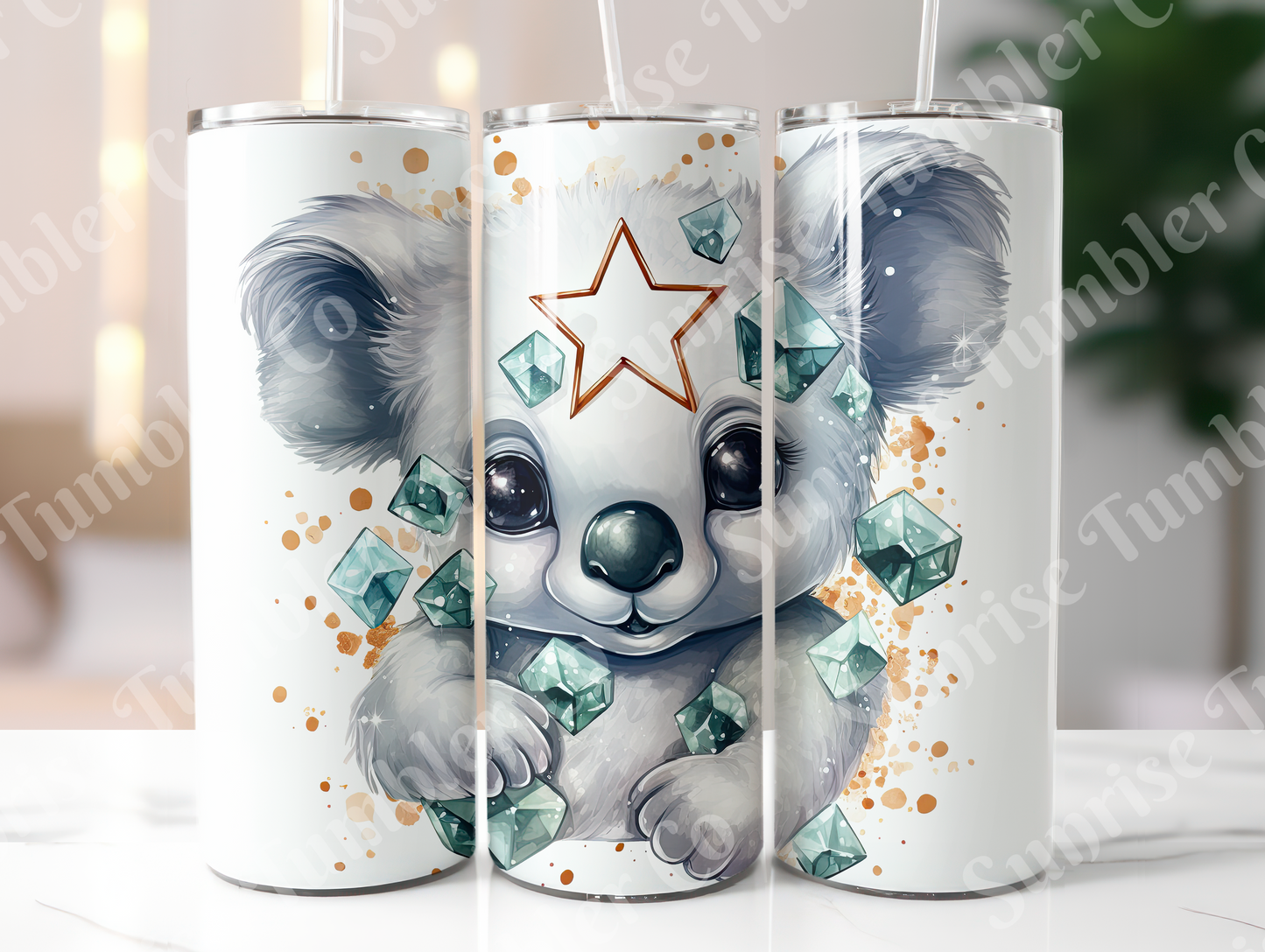 Koala Variety Part 1 - 20oz and 30oz Tumblers (Glow In The Dark Green And Blue Available)