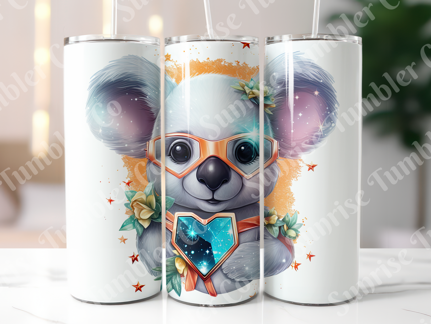 Koala Variety Part 1 - 20oz and 30oz Tumblers (Glow In The Dark Green And Blue Available)