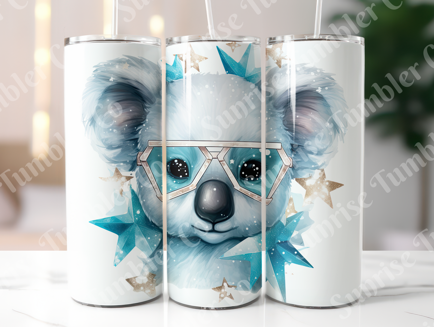 Koala Variety Part 1 - 20oz and 30oz Tumblers (Glow In The Dark Green And Blue Available)