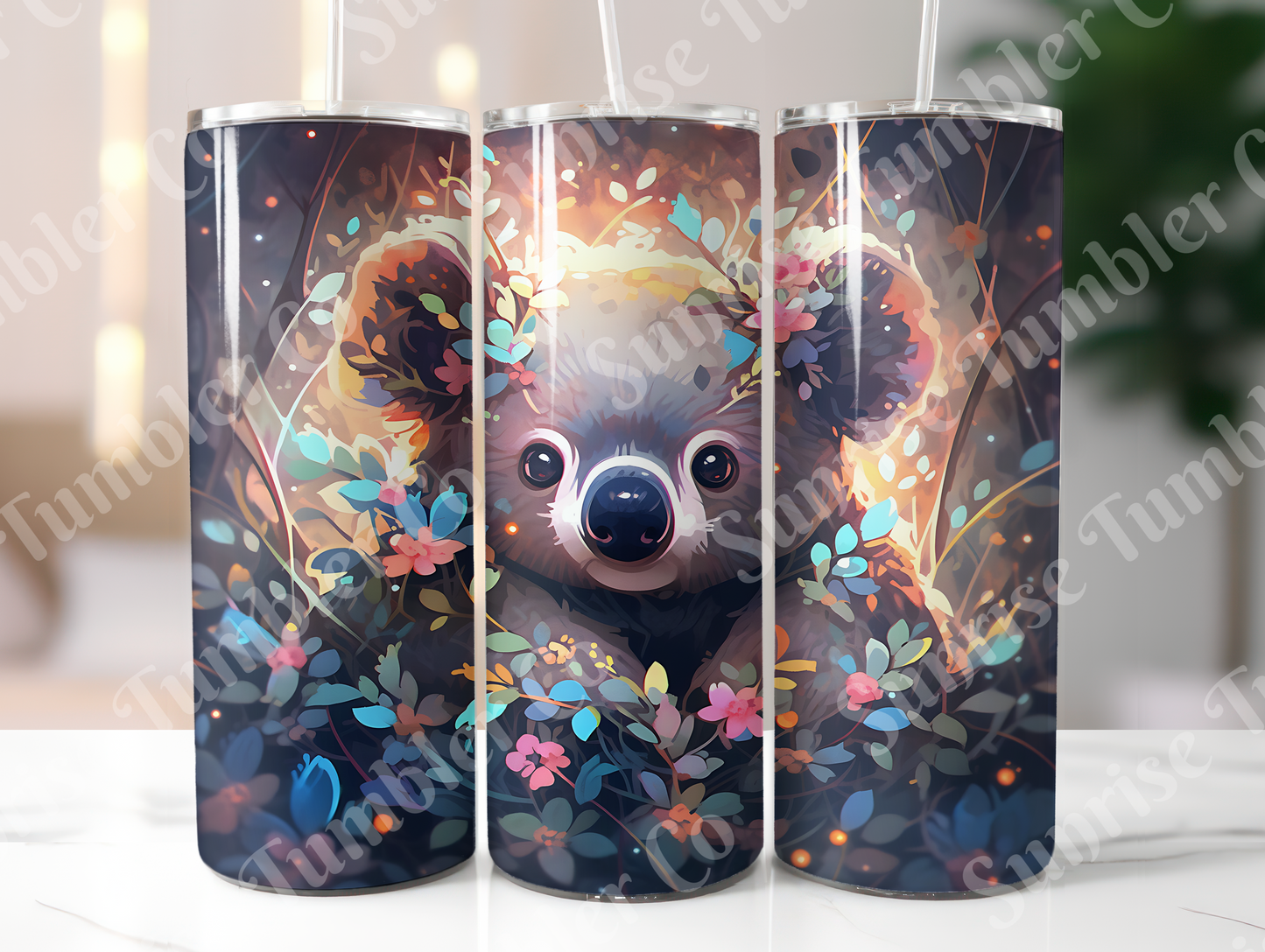 Koala Variety Part 1 - 20oz and 30oz Tumblers (Glow In The Dark Green And Blue Available)