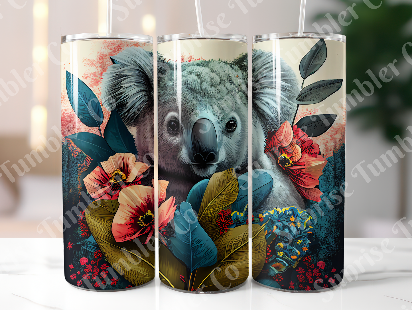 Koala Variety Part 1 - 20oz and 30oz Tumblers (Glow In The Dark Green And Blue Available)