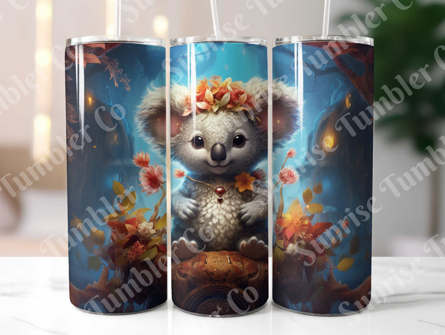 Koala Variety Part 1 - 20oz and 30oz Tumblers (Glow In The Dark Green And Blue Available)