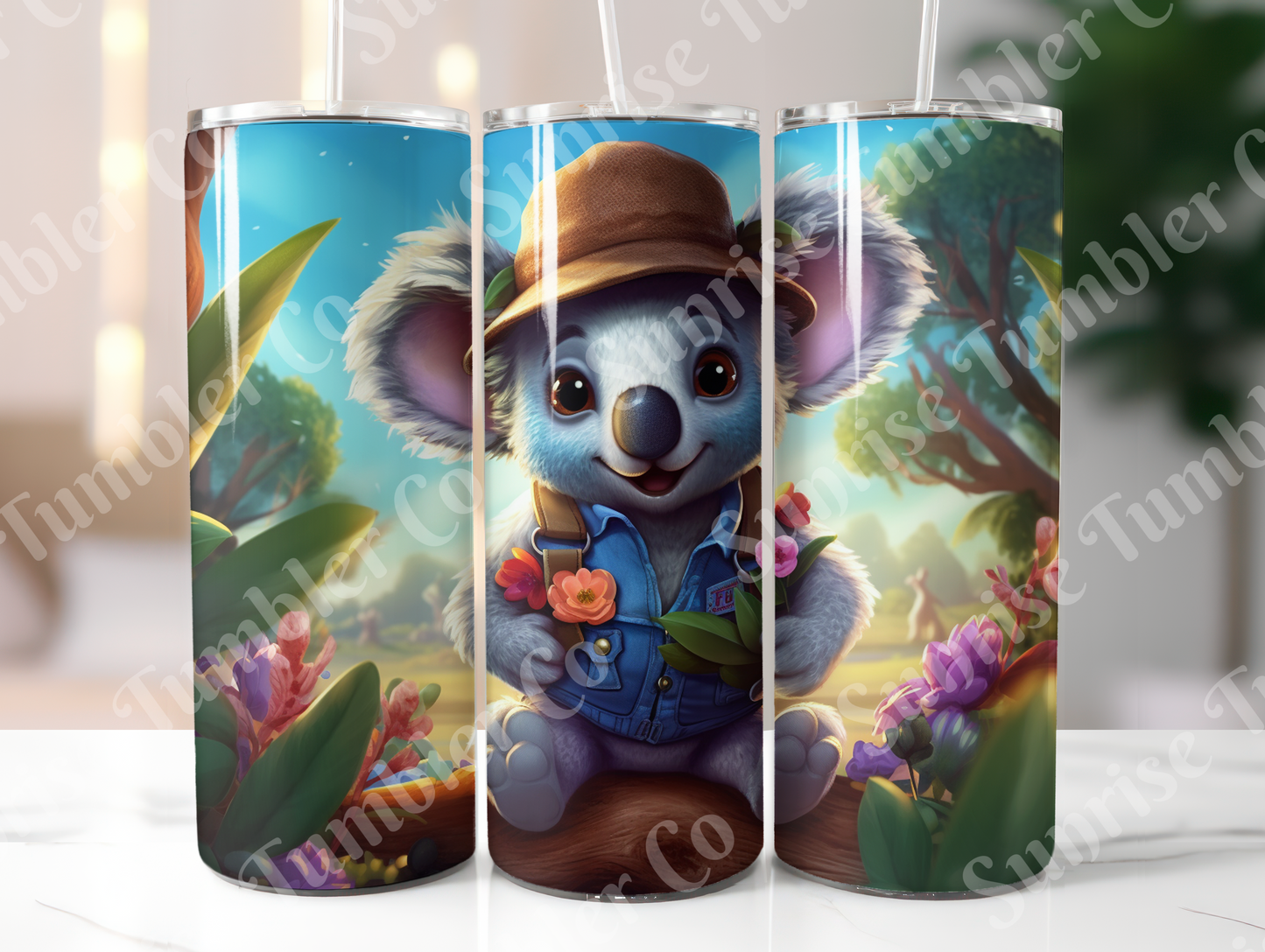 Koala Variety Part 1 - 20oz and 30oz Tumblers (Glow In The Dark Green And Blue Available)
