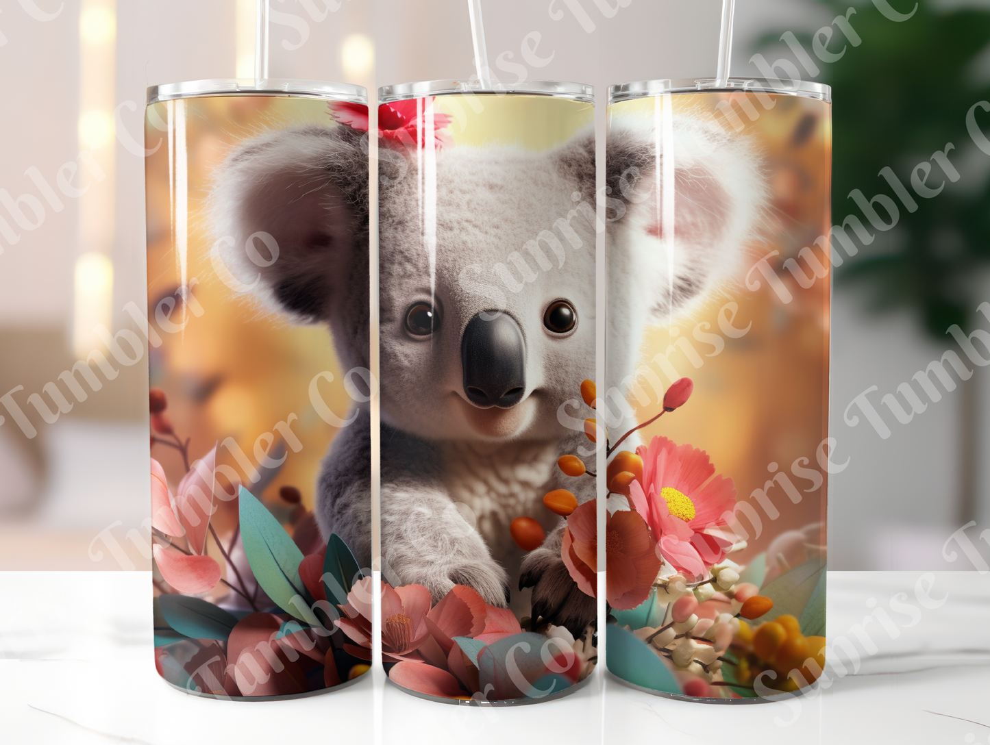 Koala Variety Part 1 - 20oz and 30oz Tumblers (Glow In The Dark Green And Blue Available)