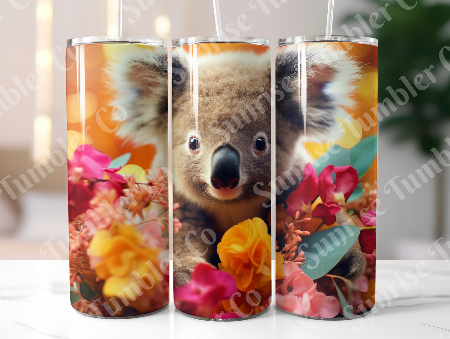 Koala Variety Part 1 - 20oz and 30oz Tumblers (Glow In The Dark Green And Blue Available)