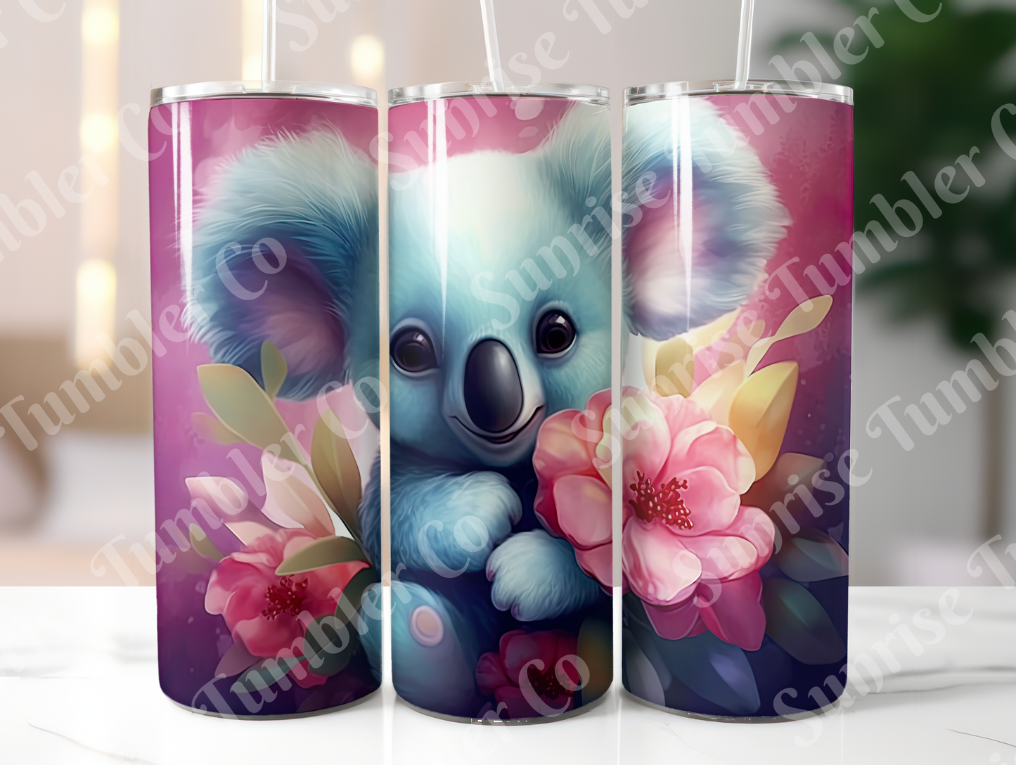 Koala Variety Part 1 - 20oz and 30oz Tumblers (Glow In The Dark Green And Blue Available)