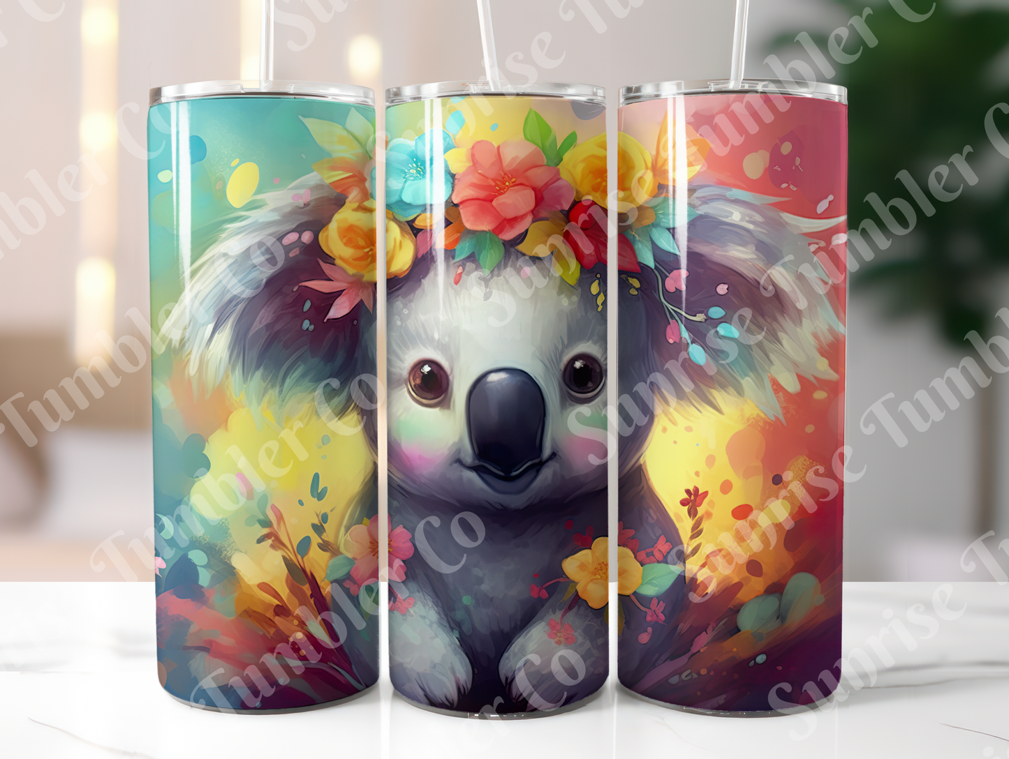 Koala Variety Part 1 - 20oz and 30oz Tumblers (Glow In The Dark Green And Blue Available)