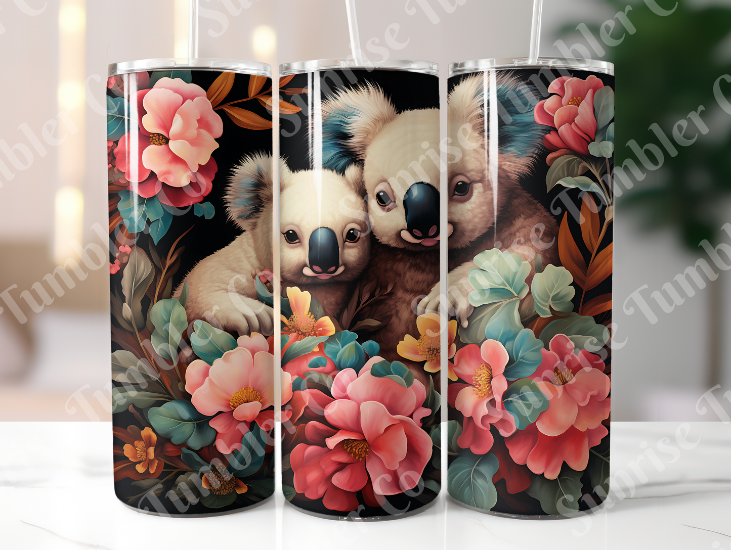 Koala Variety Part 2 - 20oz and 30oz Tumblers (Glow In The Dark Green And Blue Available)