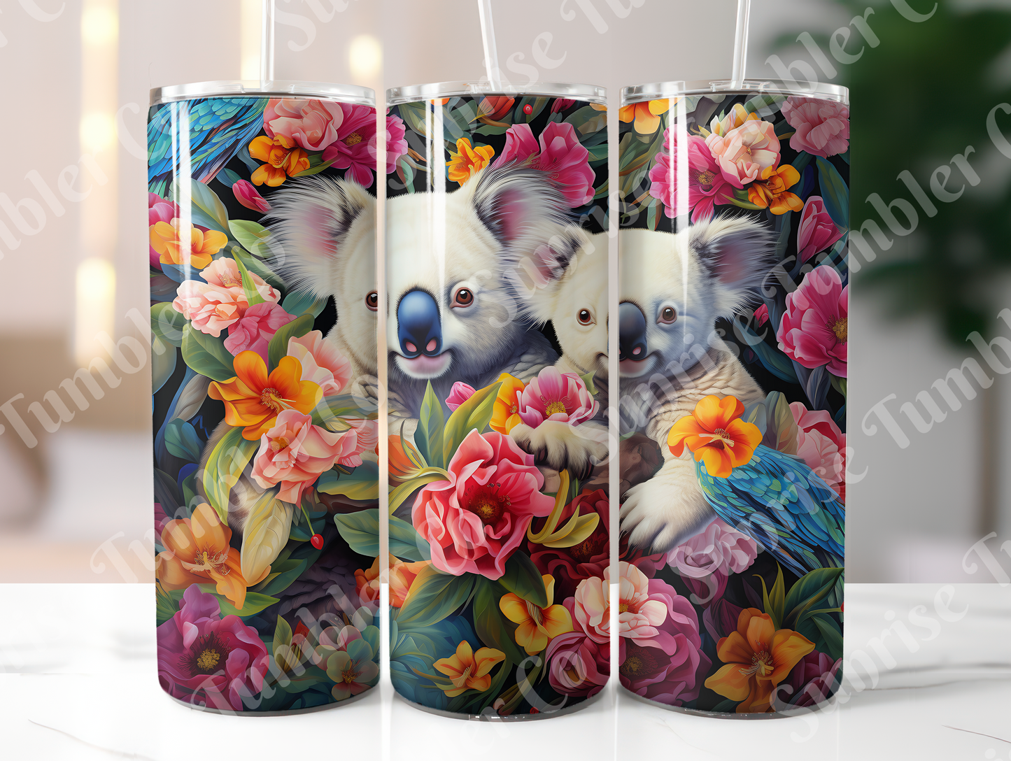 Koala Variety Part 2 - 20oz and 30oz Tumblers (Glow In The Dark Green And Blue Available)