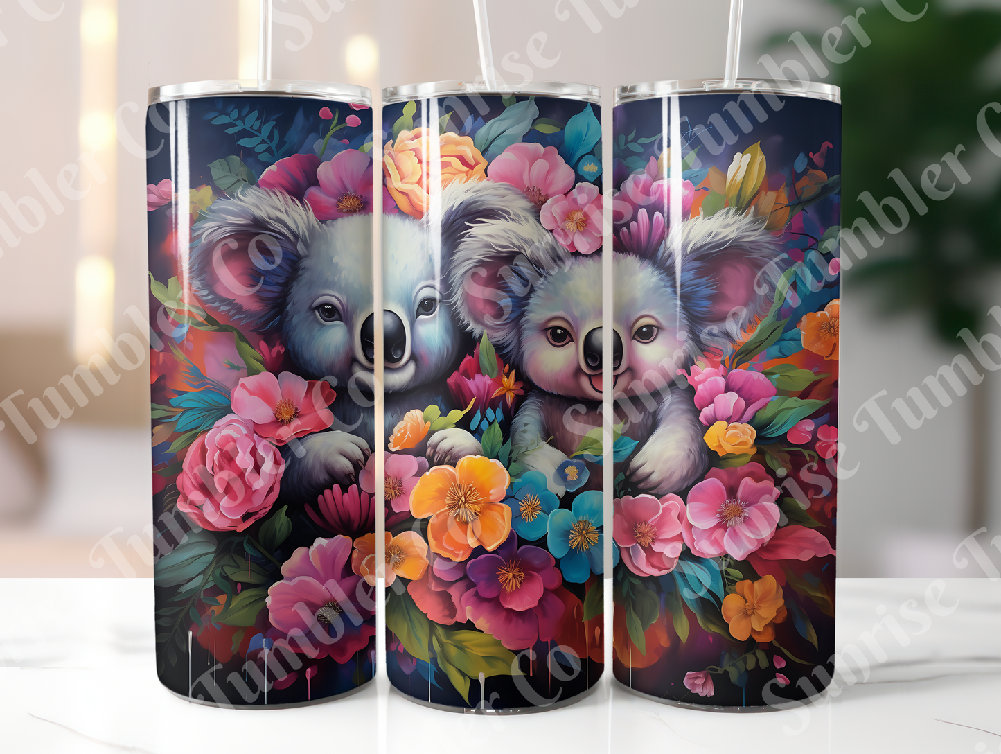 Koala Variety Part 2 - 20oz and 30oz Tumblers (Glow In The Dark Green And Blue Available)