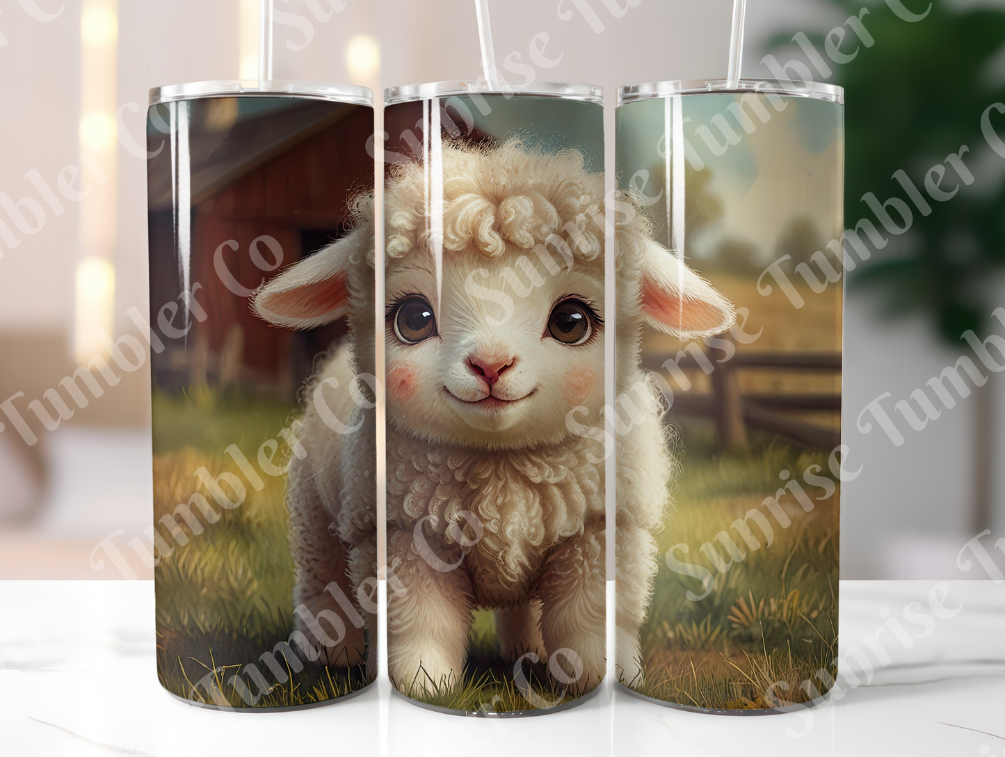 Lamb & Sheep Variety - 20oz and 30oz Tumblers (Glow In The Dark Green And Blue Available)