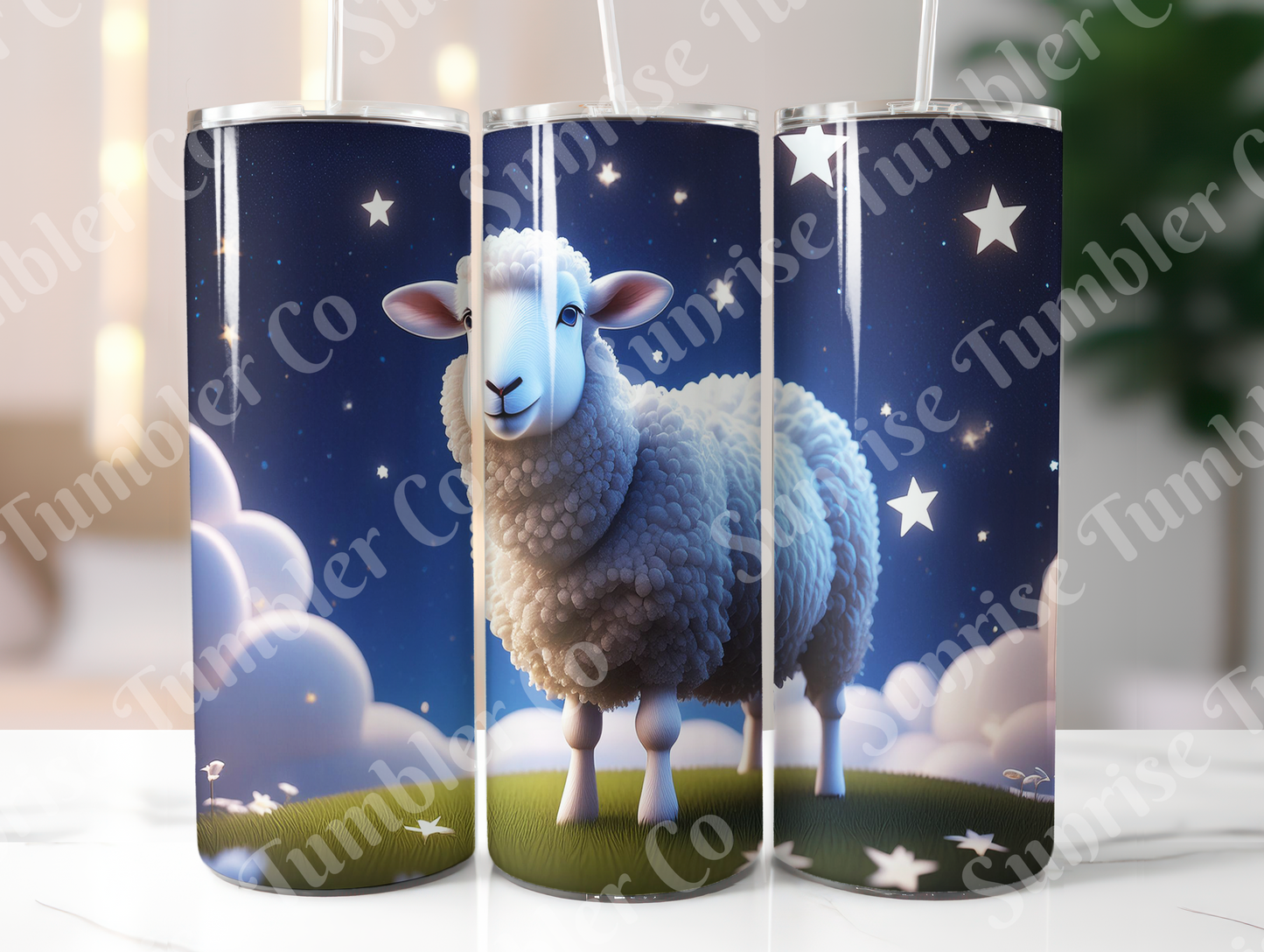 Lamb & Sheep Variety - 20oz and 30oz Tumblers (Glow In The Dark Green And Blue Available)