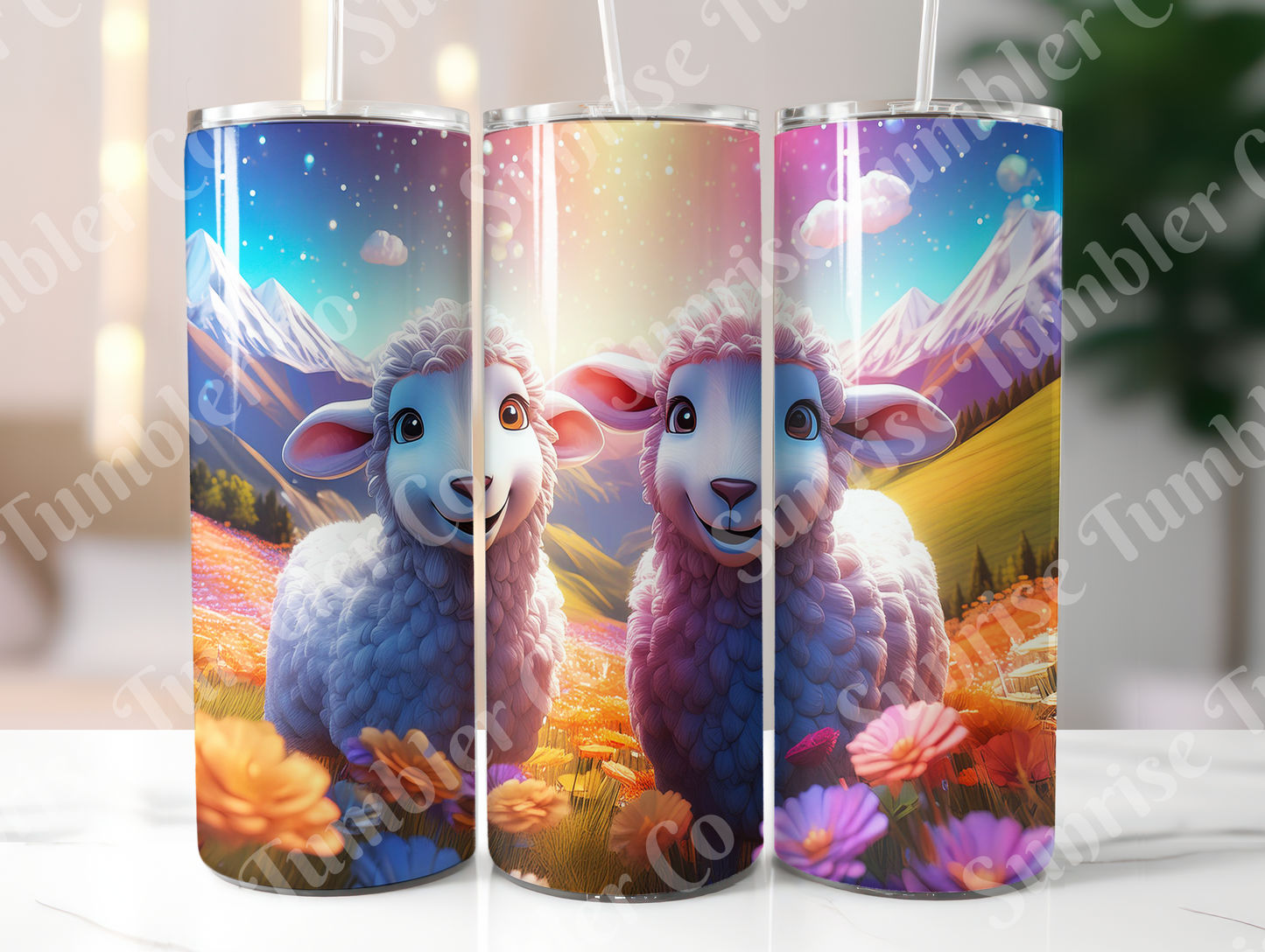 Lamb & Sheep Variety - 20oz and 30oz Tumblers (Glow In The Dark Green And Blue Available)