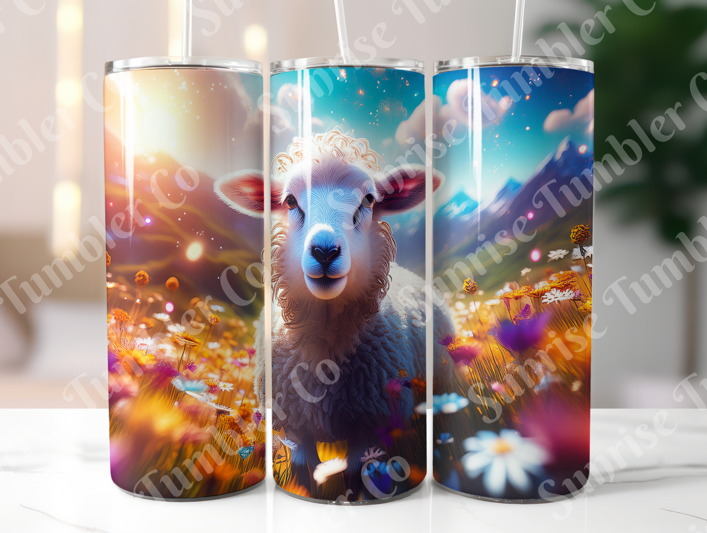 Lamb & Sheep Variety - 20oz and 30oz Tumblers (Glow In The Dark Green And Blue Available)