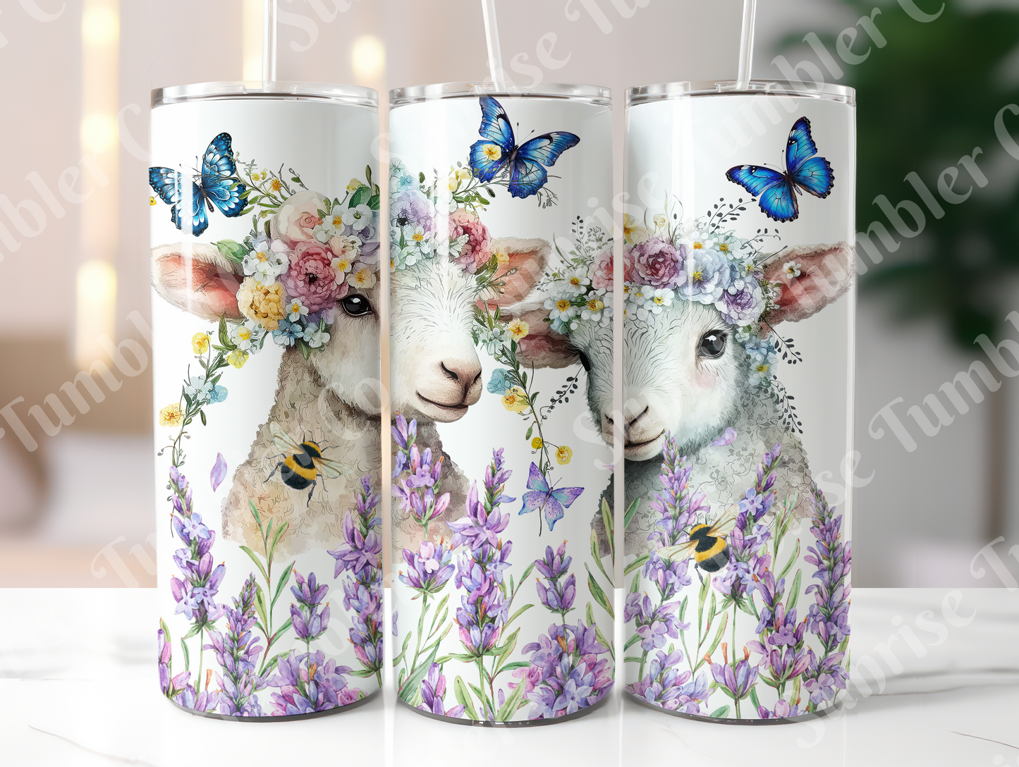 Lamb & Sheep Variety - 20oz and 30oz Tumblers (Glow In The Dark Green And Blue Available)
