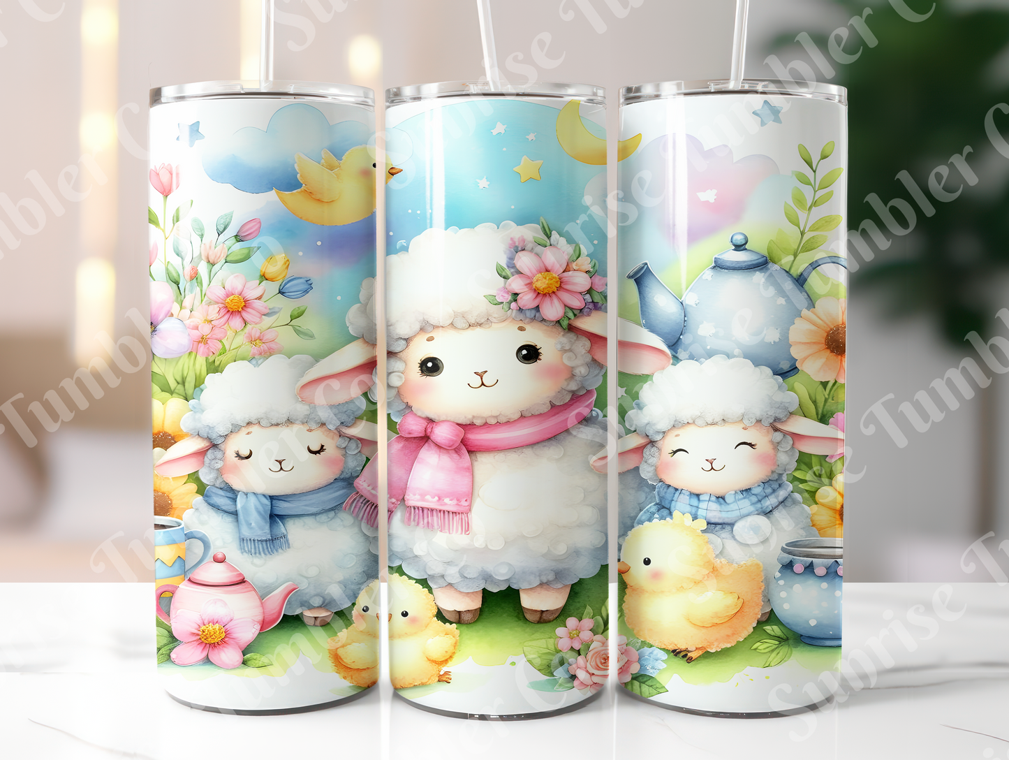 Lamb & Sheep Variety - 20oz and 30oz Tumblers (Glow In The Dark Green And Blue Available)