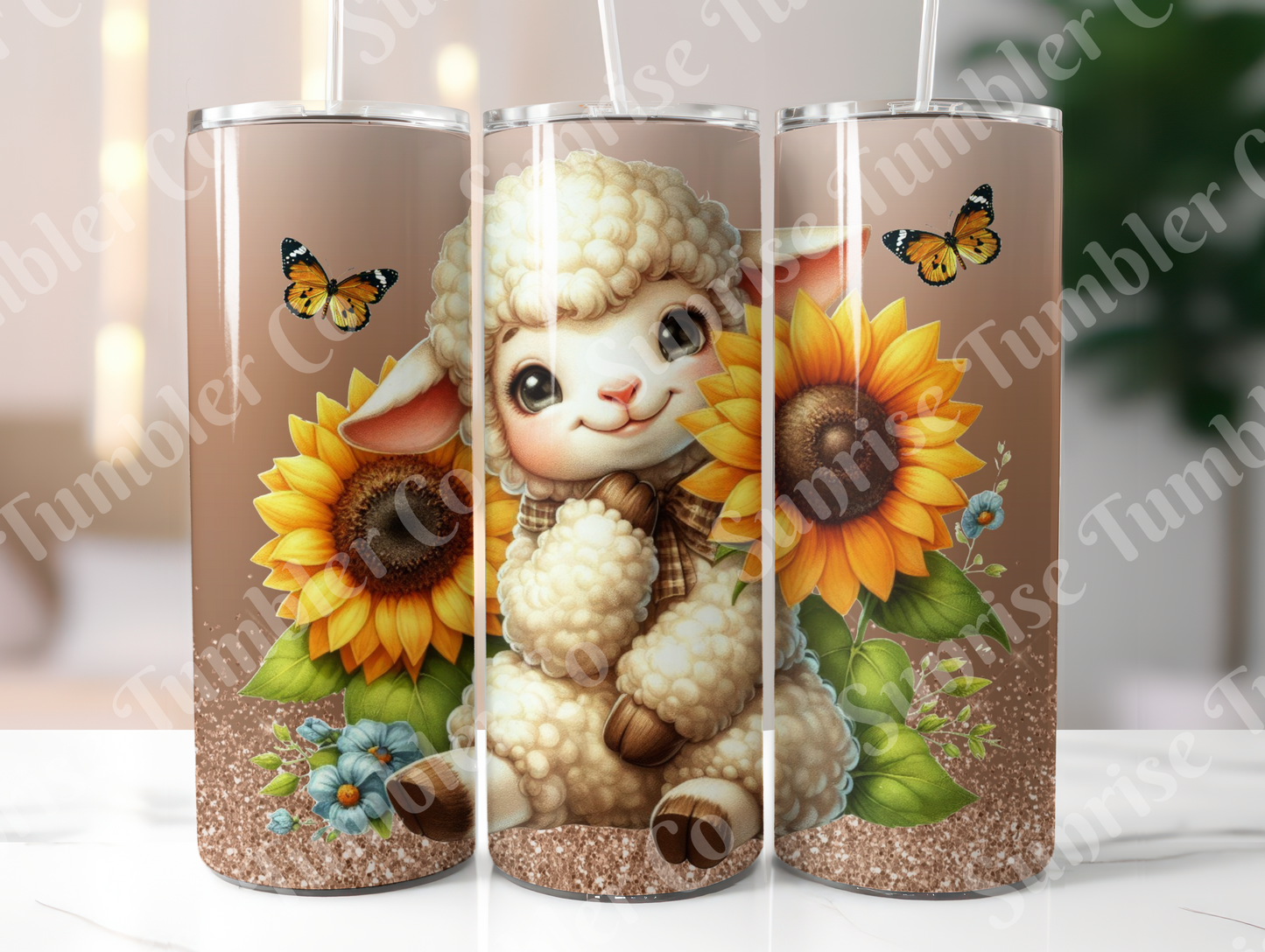 Lamb & Sheep Variety - 20oz and 30oz Tumblers (Glow In The Dark Green And Blue Available)